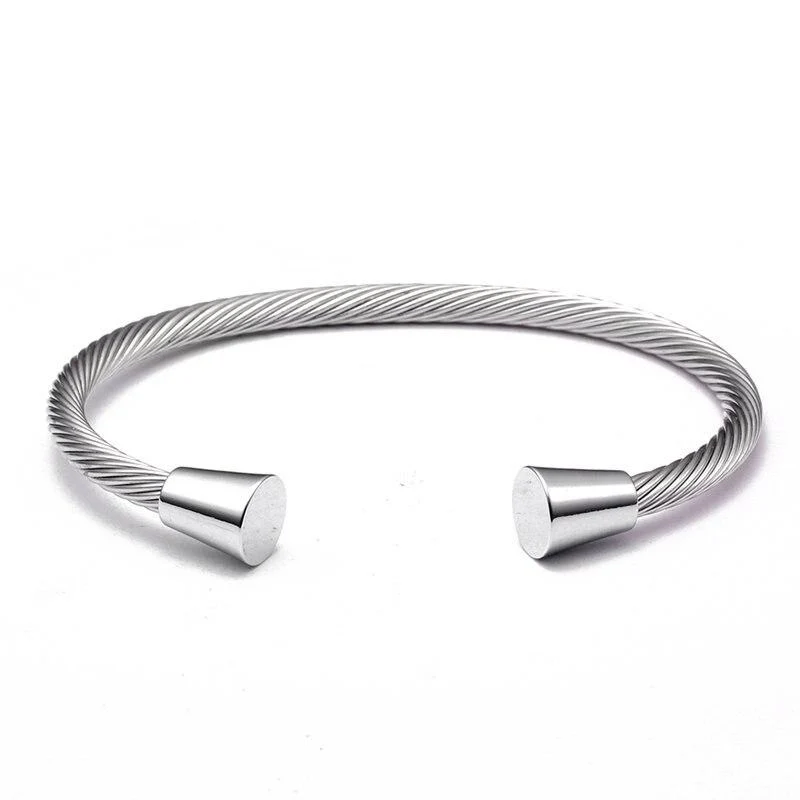 Sophisticated Felix Pulsera de acero inoxidable Safe