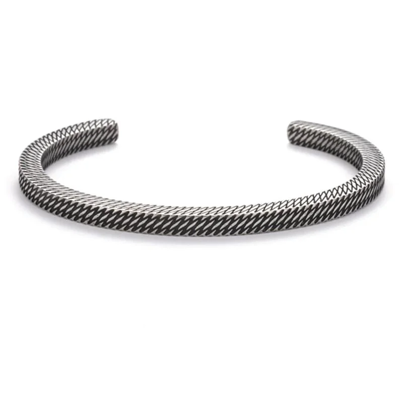 Minimalist Remus Pulsera Vintage de acero inoxidable Expertly Made