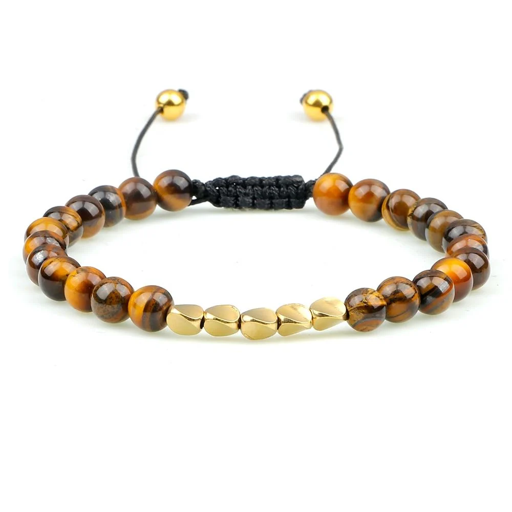 Proven Atrani Pulsera de cuentas de ojo de tigre Lightweight