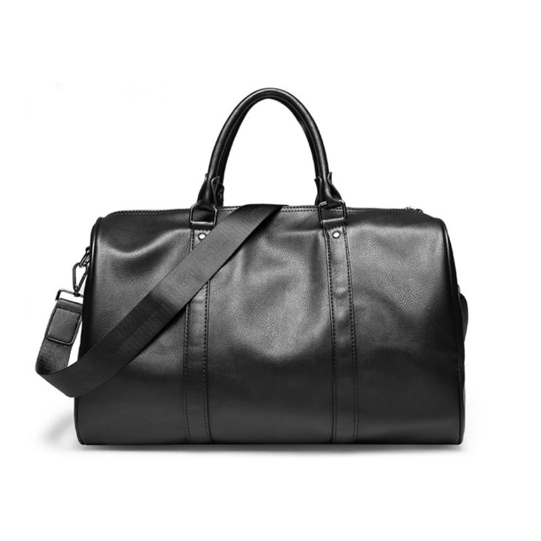 Selected Lewis Bolsa de viaje minimalista de piel Elite