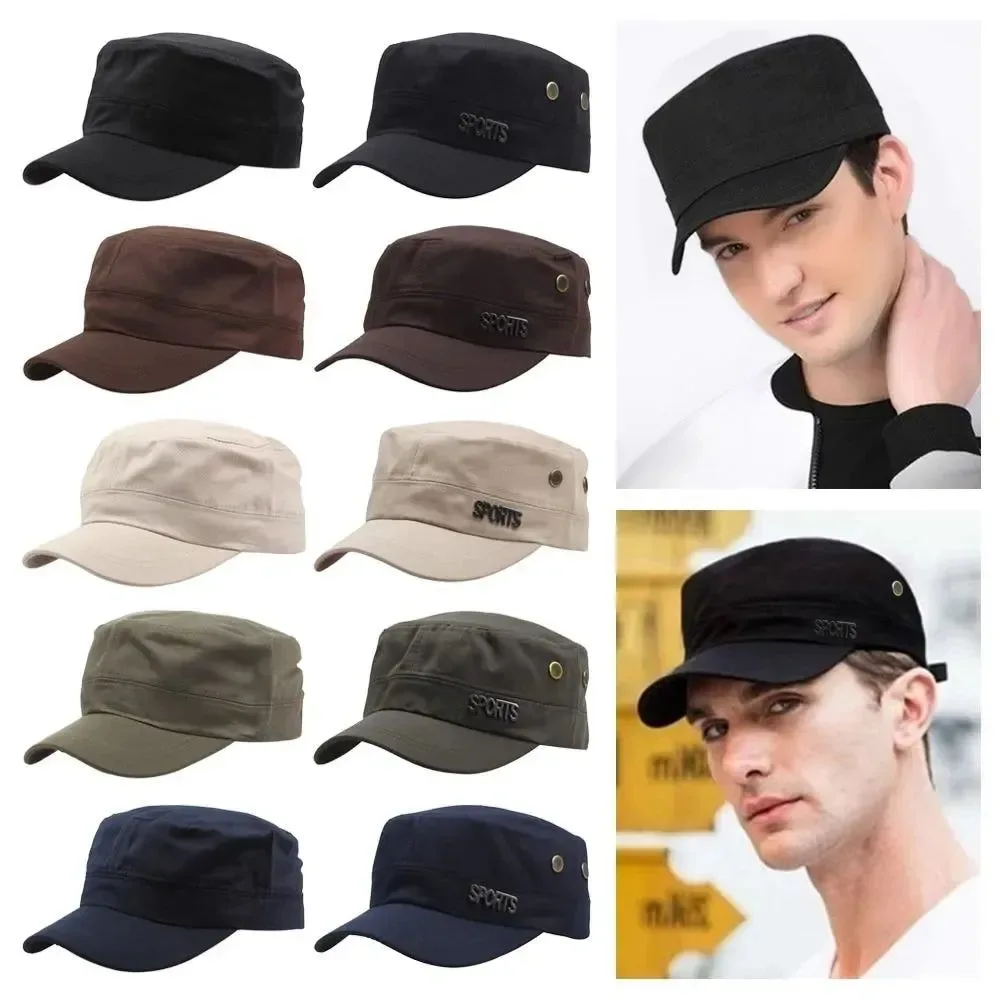 Dependable Gorra militar vintage gorra clásica estilo cadete militar para protegerse del sol durante acampadas y senderismo. Versatile