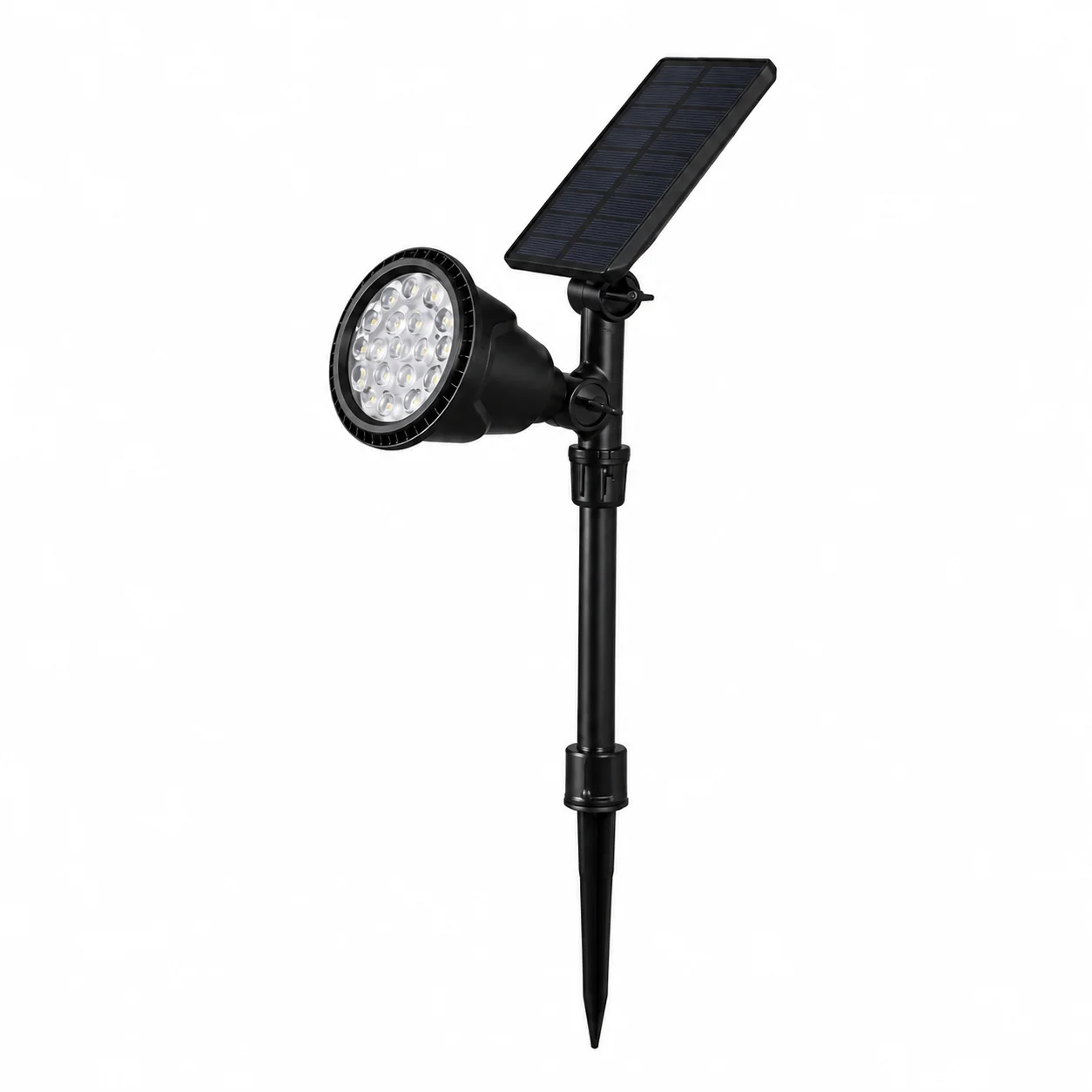 Smart Solar Landscape Spotlight with Adjustable Panel-Warm White 3000K Durable