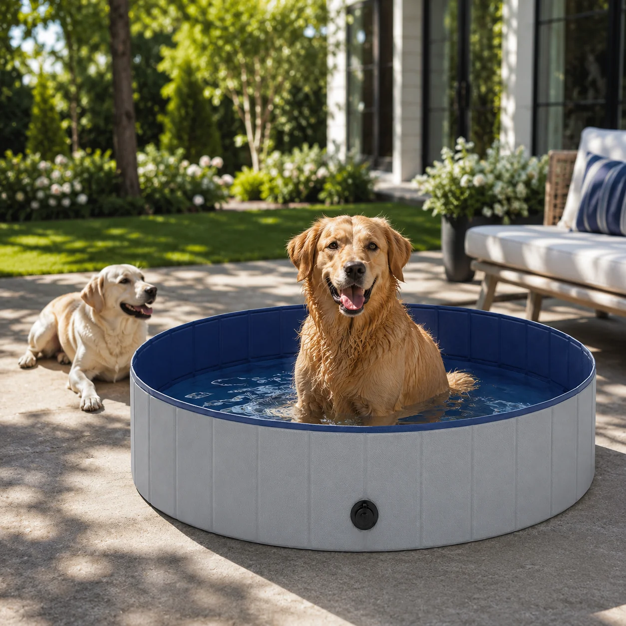 Premium Material Foldable PVC Splash Pool with Reinforced Sidewalls Dependable