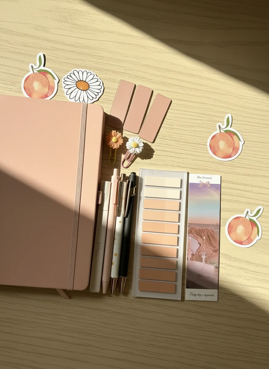Premium Material Blush Coral Standard Set Natural