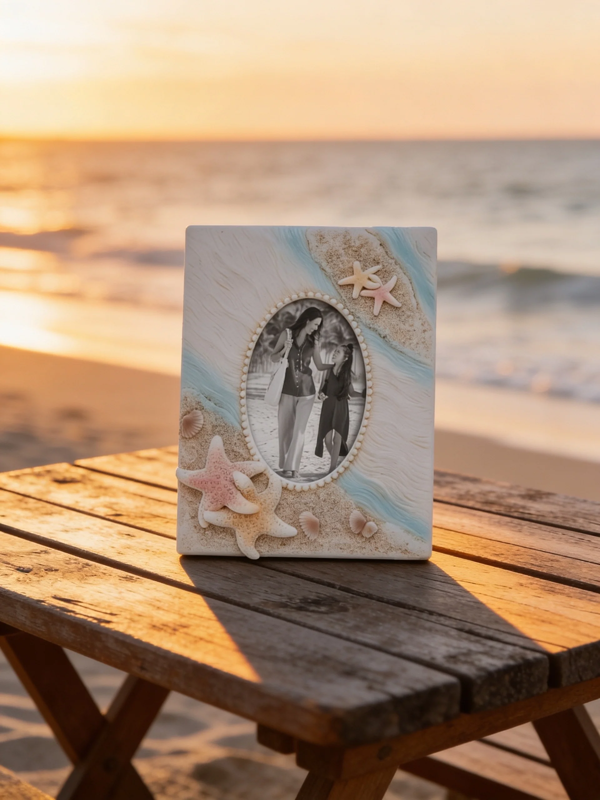 Long-Lasting Seaside Memories Frame Efficient