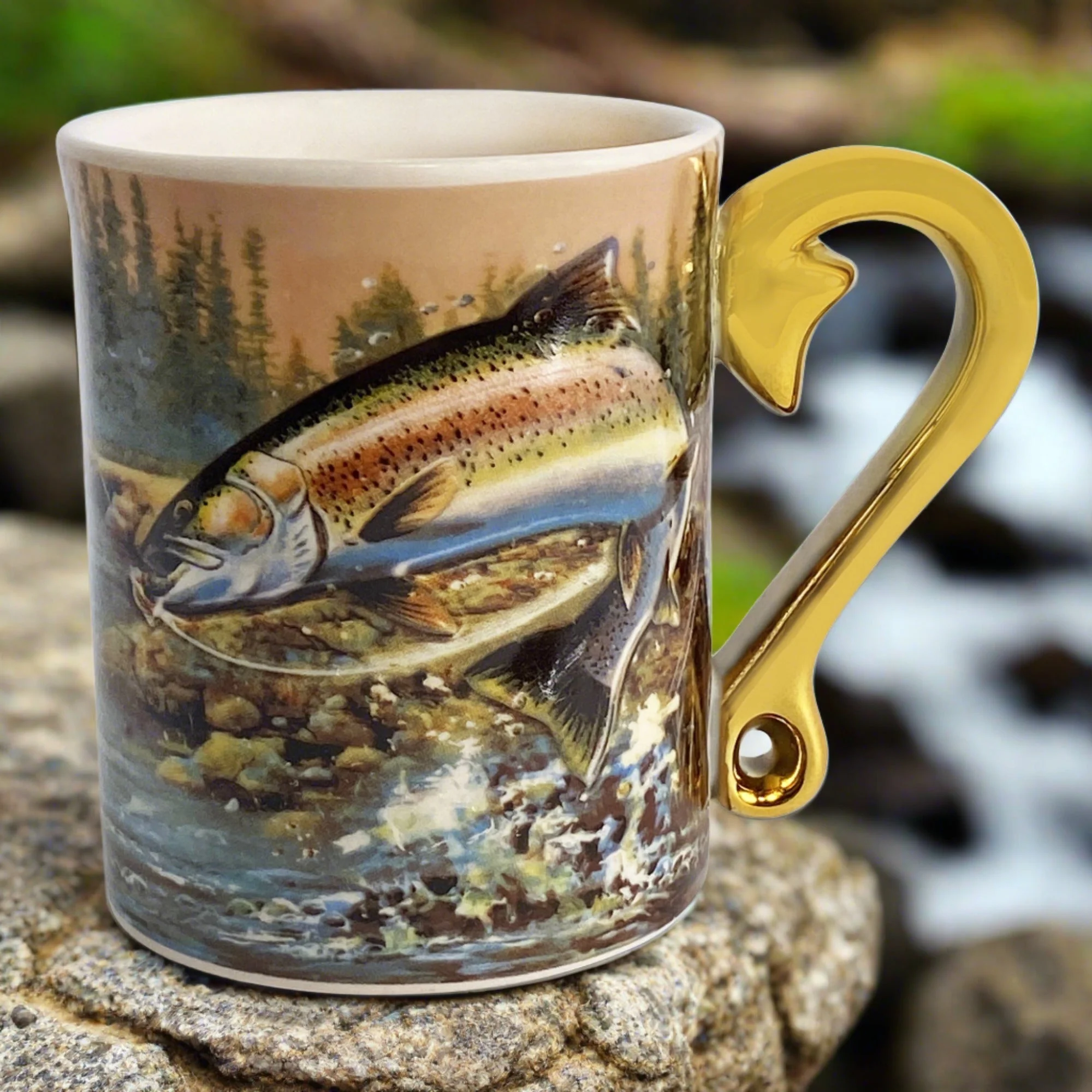 Superior Ceramic Mug 3D 15oz-Rainbow Trout Exclusive