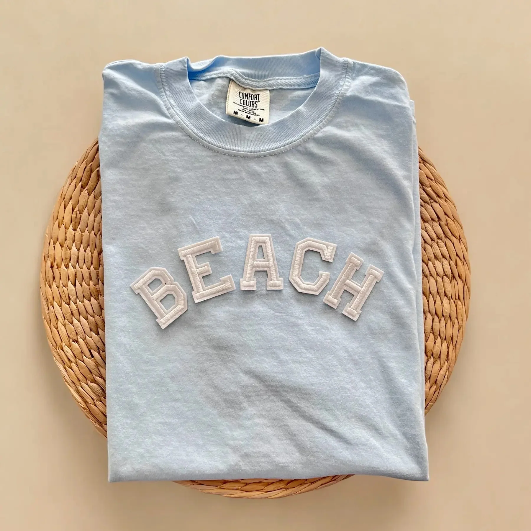 Lightweight Beach Crewneck Tee Convenient
