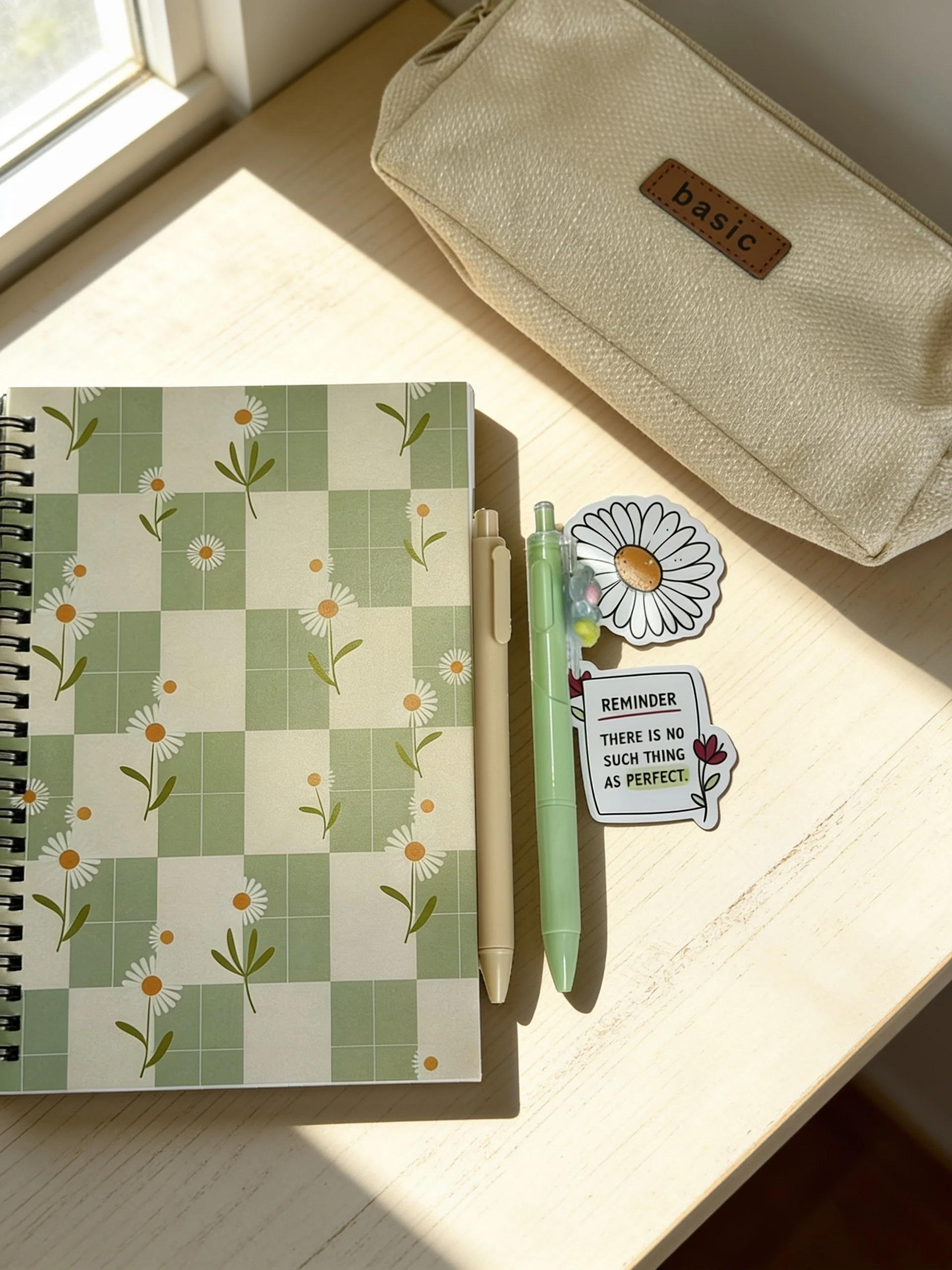 High-Grade Sage Sunshine Notebook Set Expertly Made