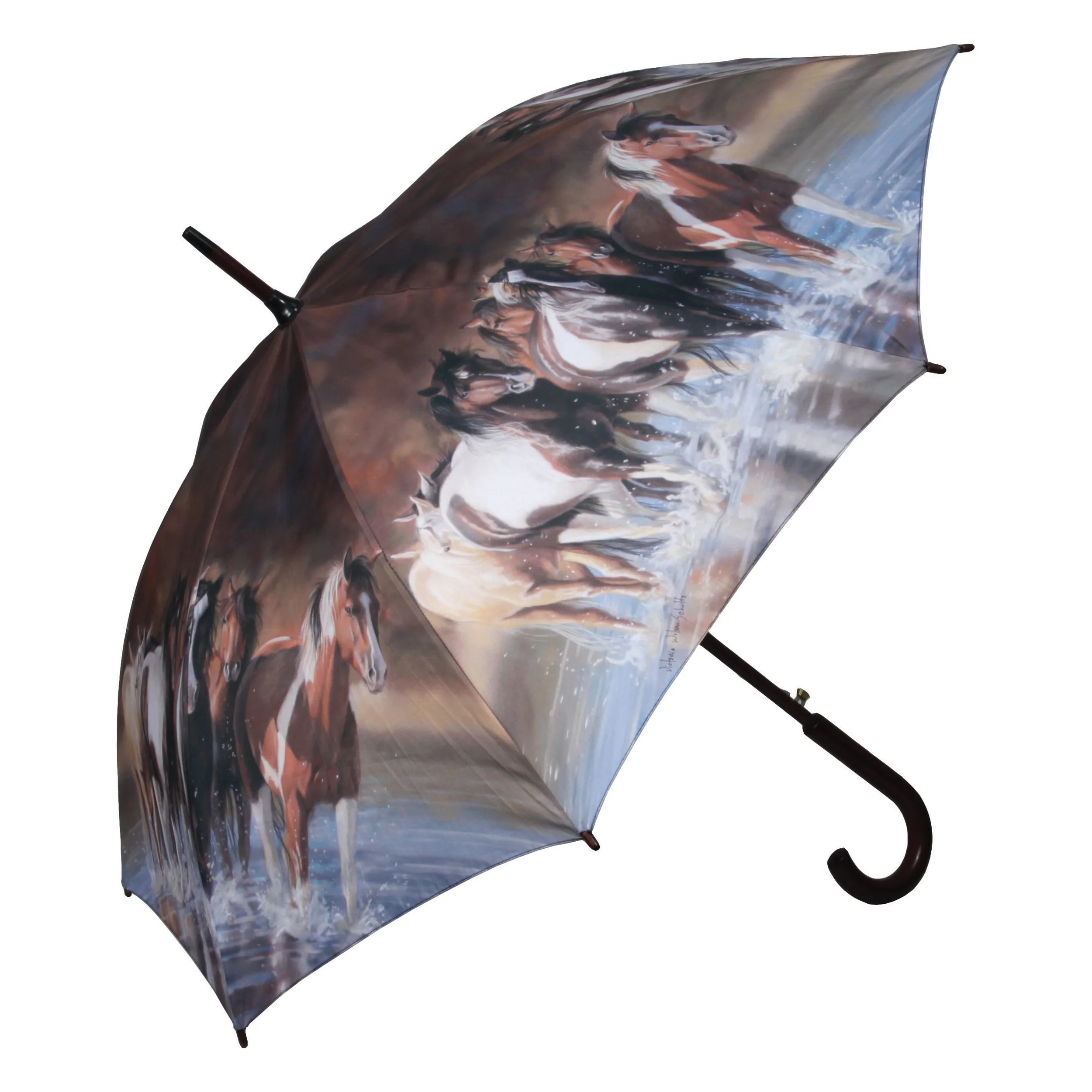 Functional Umbrella 45-inch-Horses Stylish