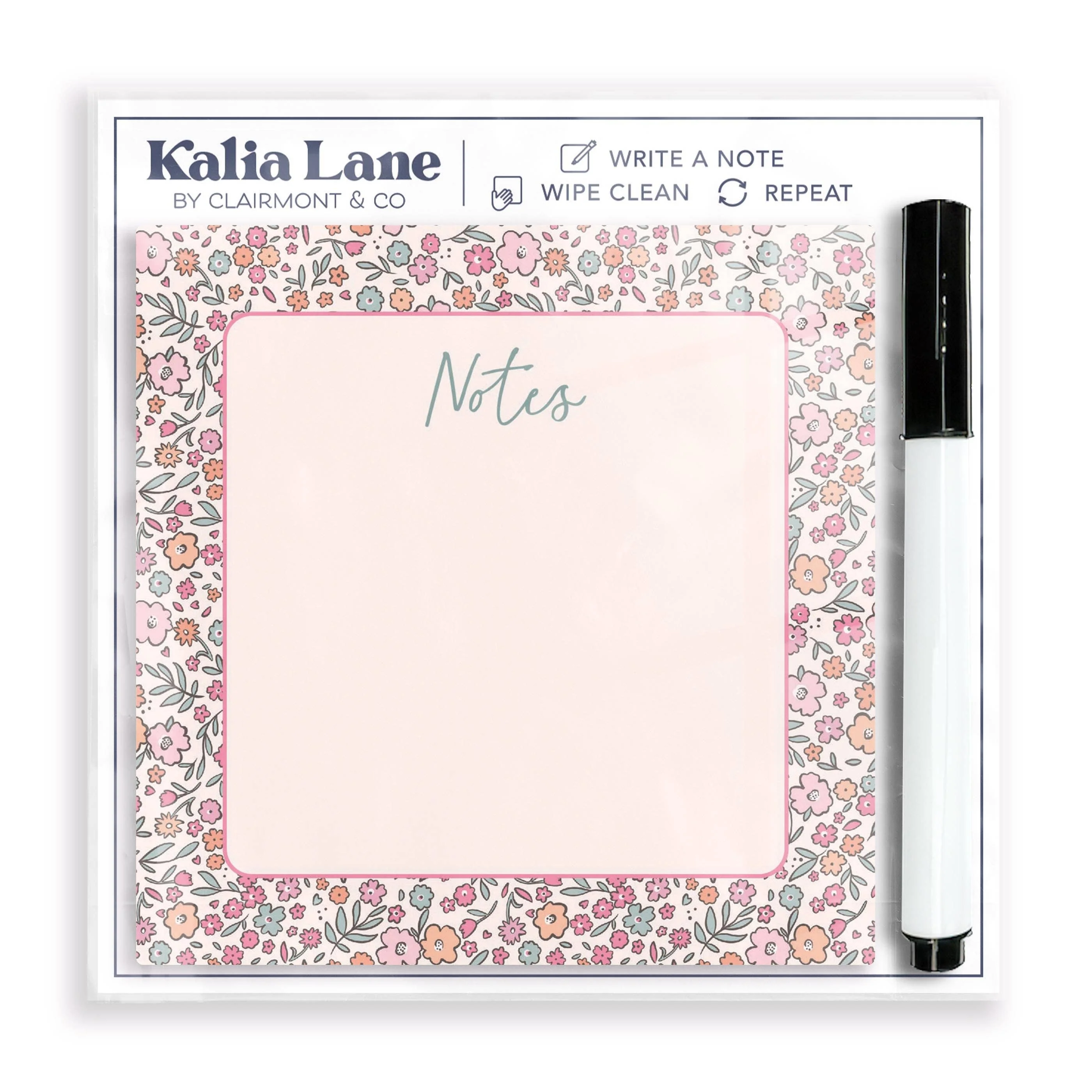 Carefully Designed Floral Garden Dry Erase Note Board Consistent