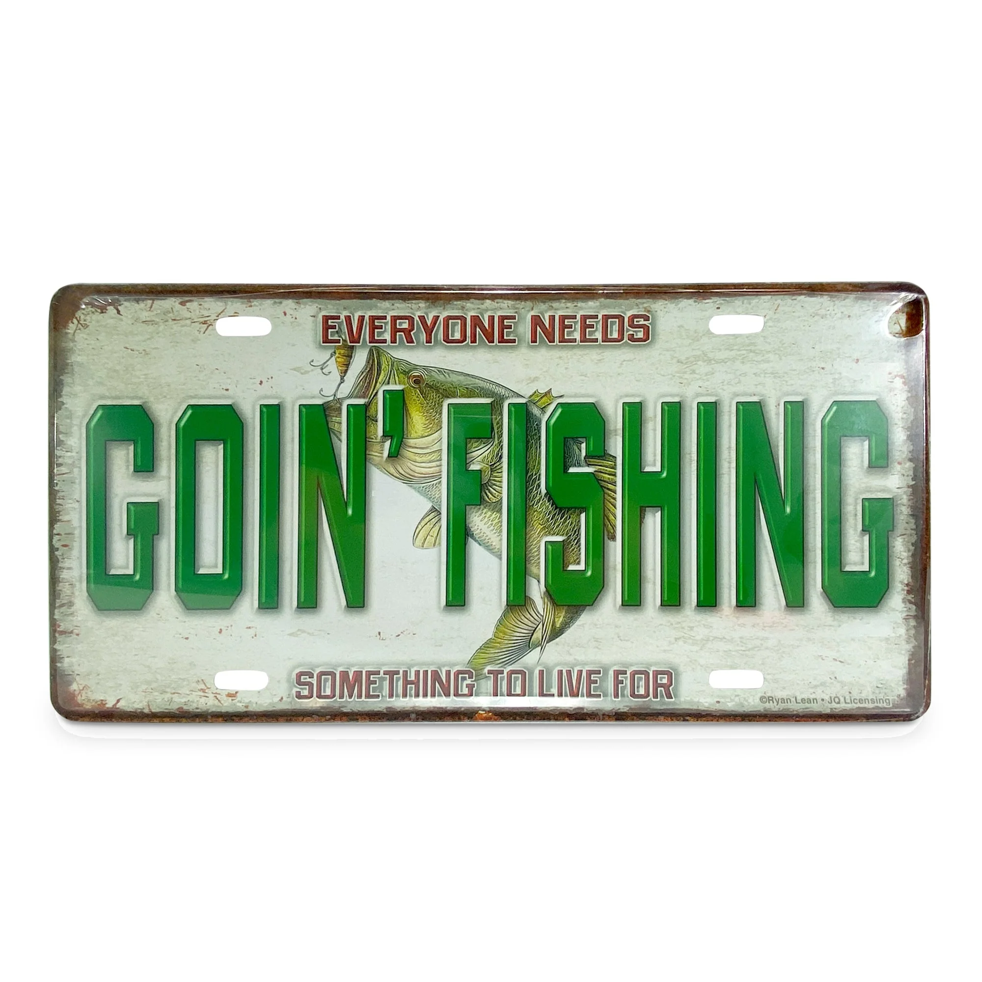 Quality Vanity License Plate 12in x 6in-Goin’ Fishing Reliable