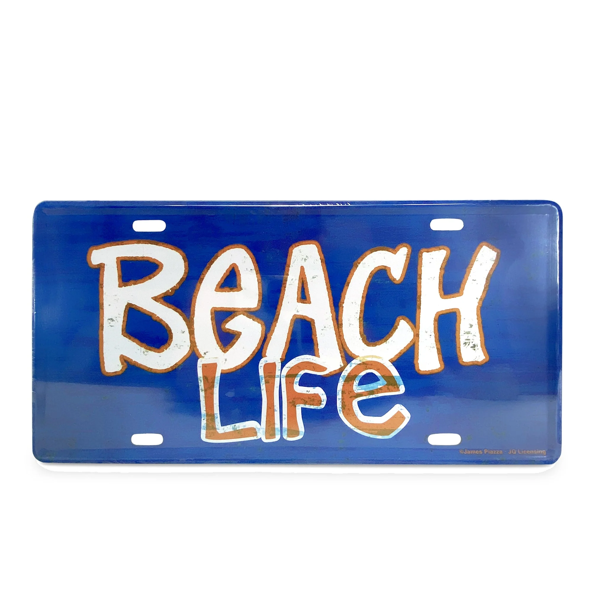 Breathable Vanity License Plate 12in x 6in-Beach Life Smart