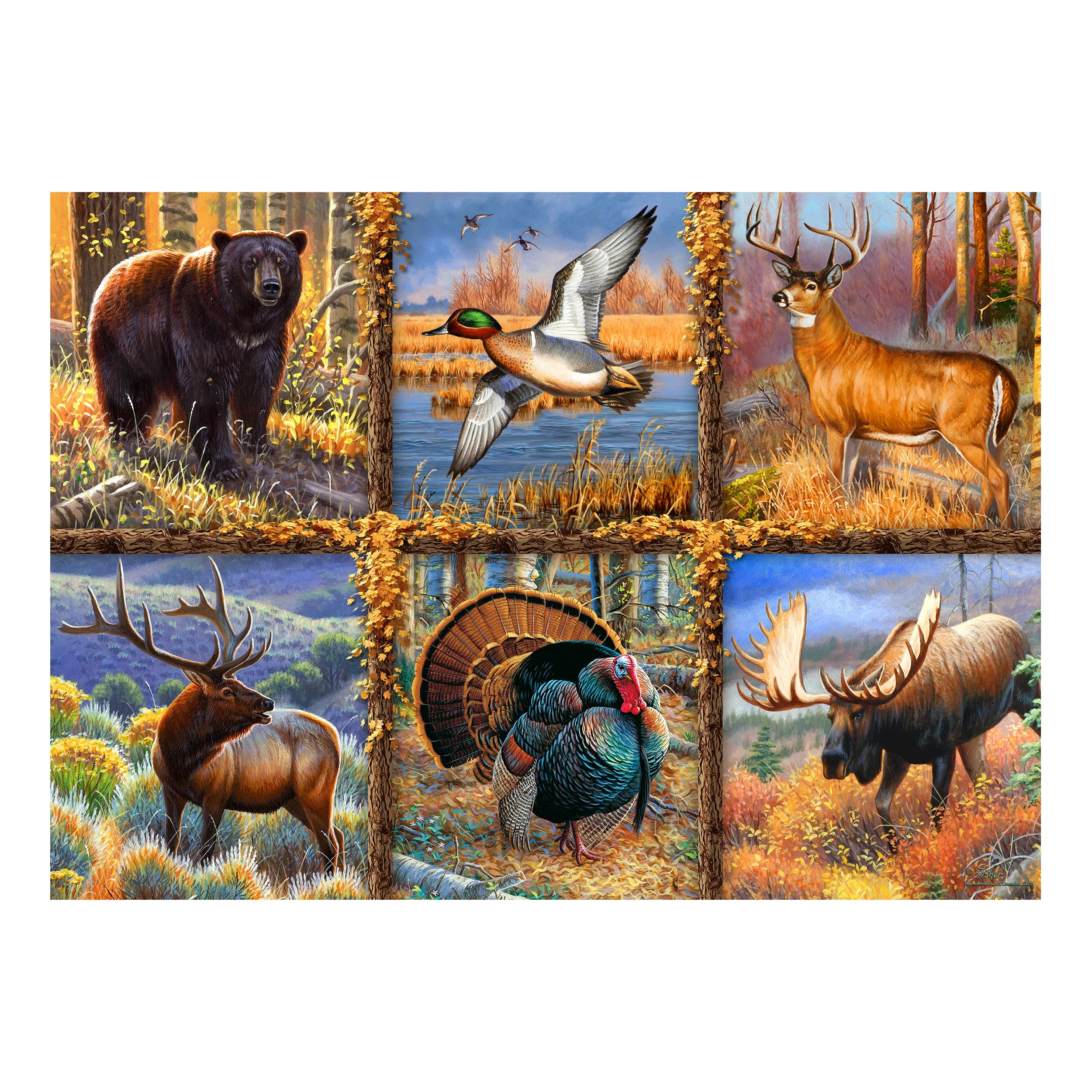 Advanced Puzzle in Tin 1000-Piece-American Game Unique