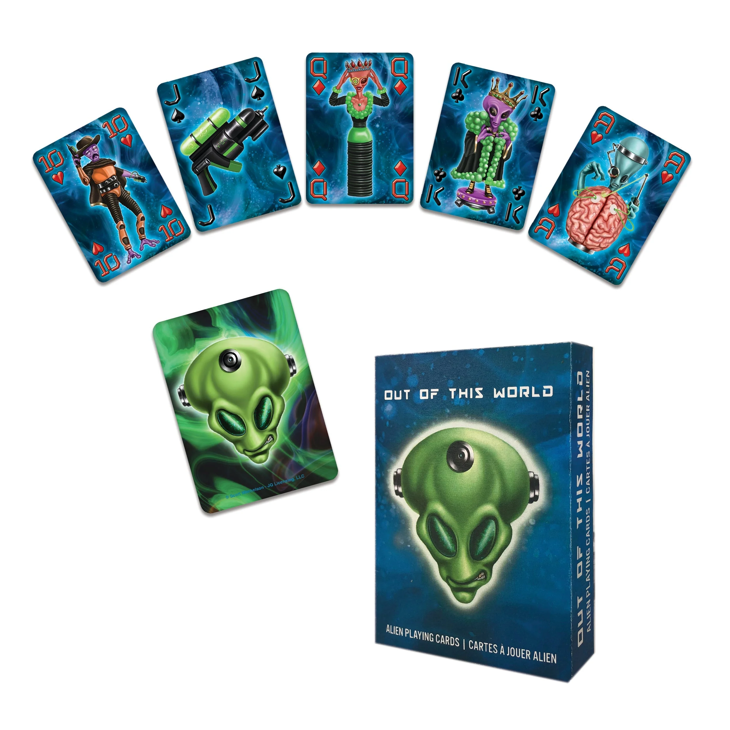 Specialty Playing Cards-Alien Relaxed