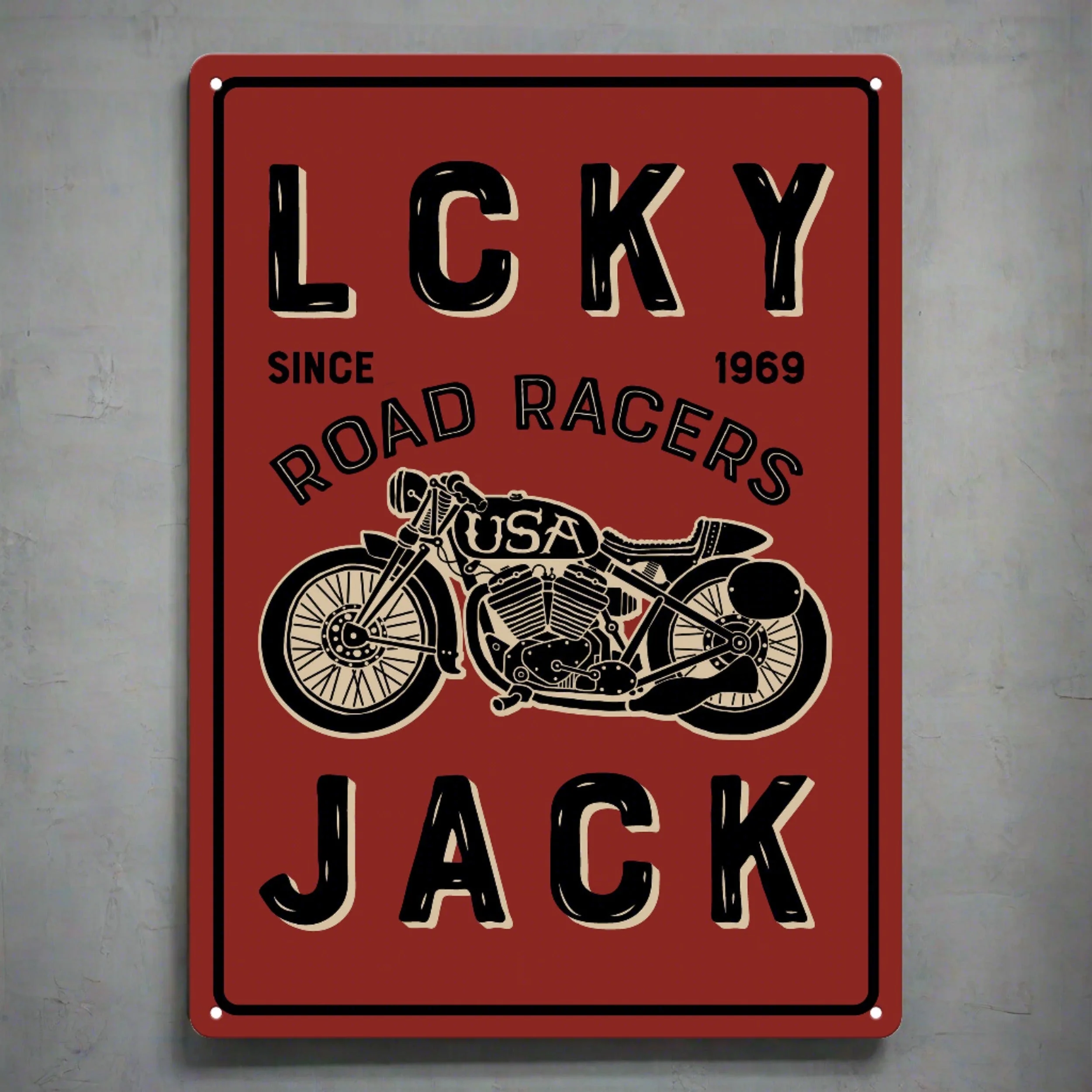 Dependable Tin Sign 12in x 17in-LCKY Jack Official