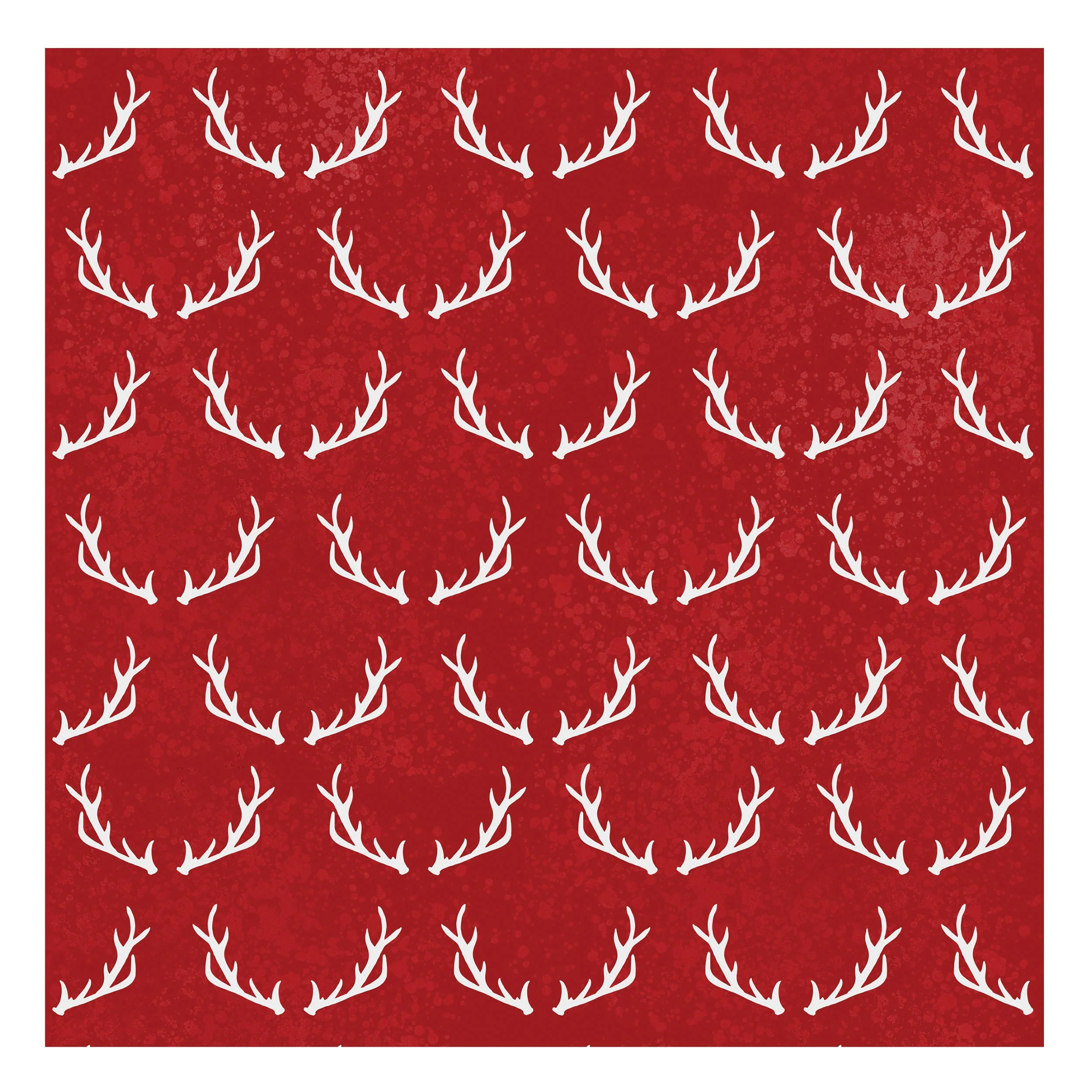 Reusable Gift Wrap Premium 118in x 30in-Deer Antlers