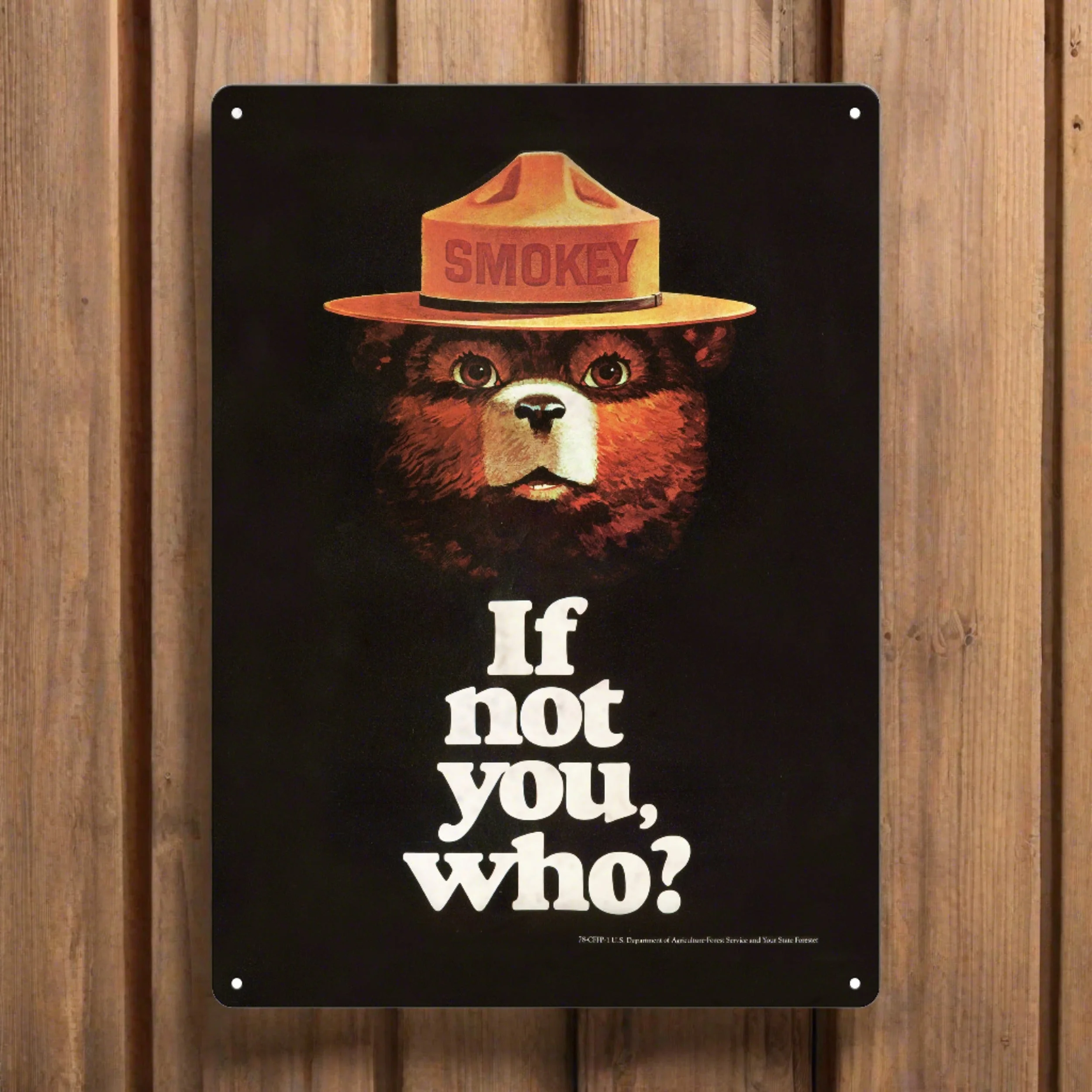 Top-Quality Tin Sign 12in x 17in-If Not You Who Superior