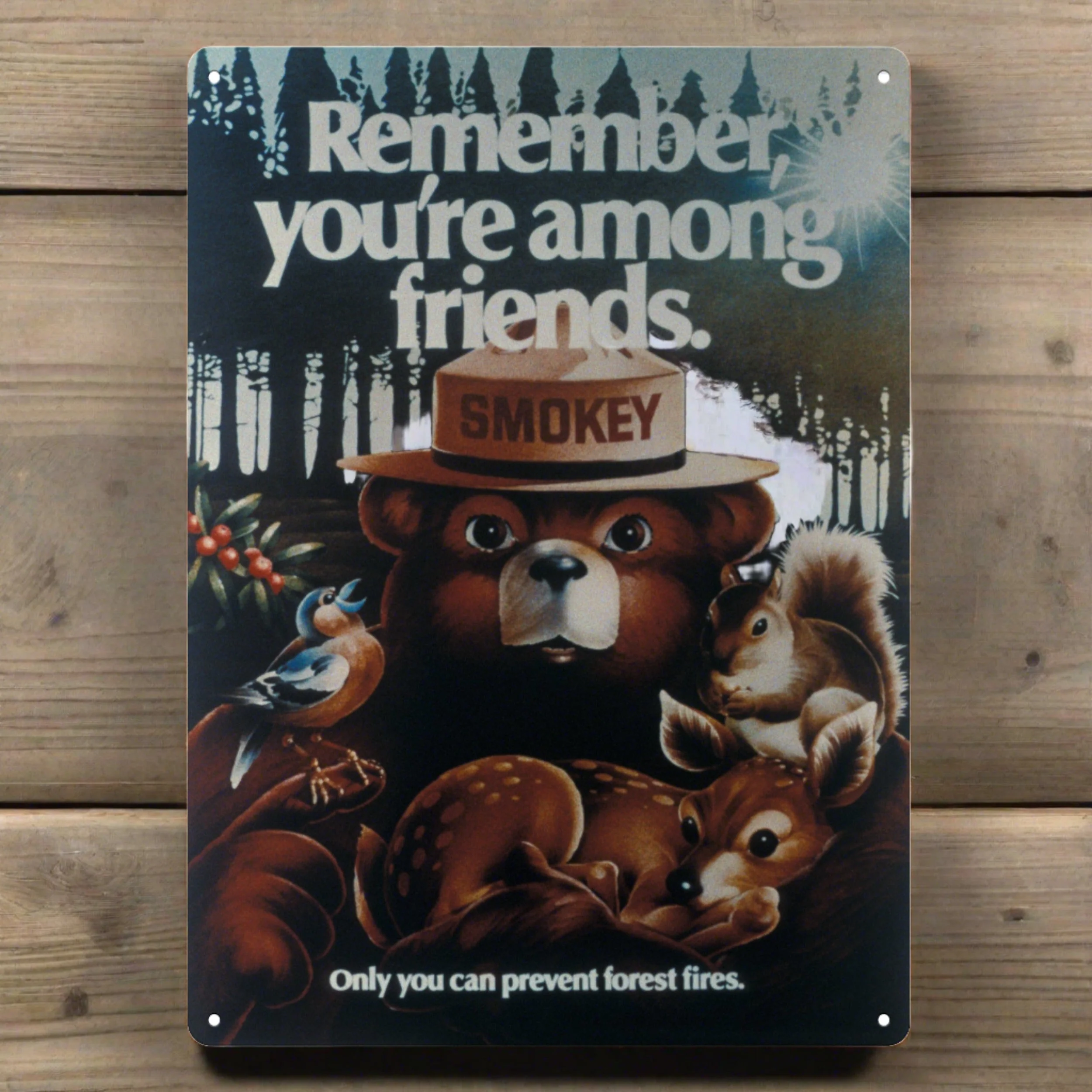 Clean Tin Sign 12in x 17in-Remember Youre Among Friends Next-Generation