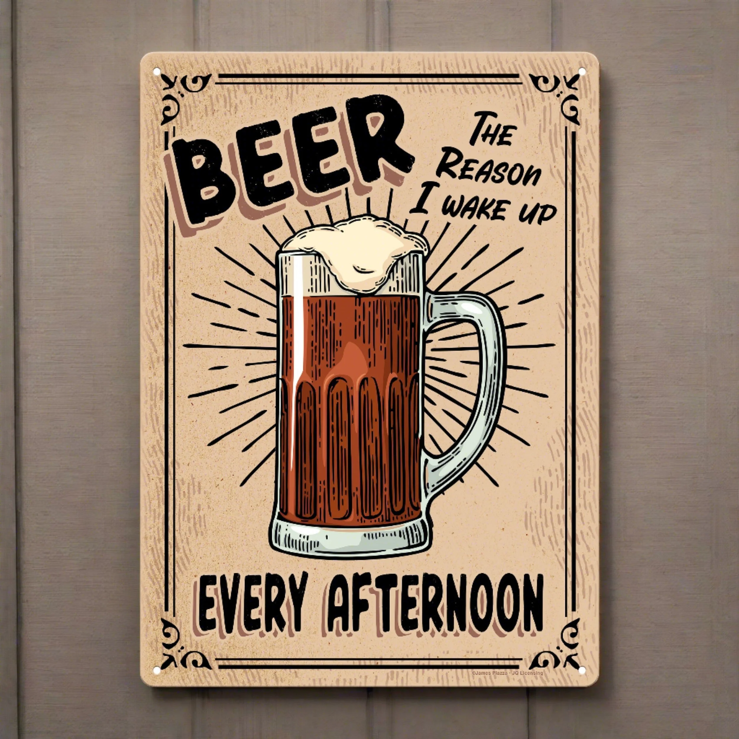 Pure Tin Sign 12in x 17in-Beer the Reason Dependable
