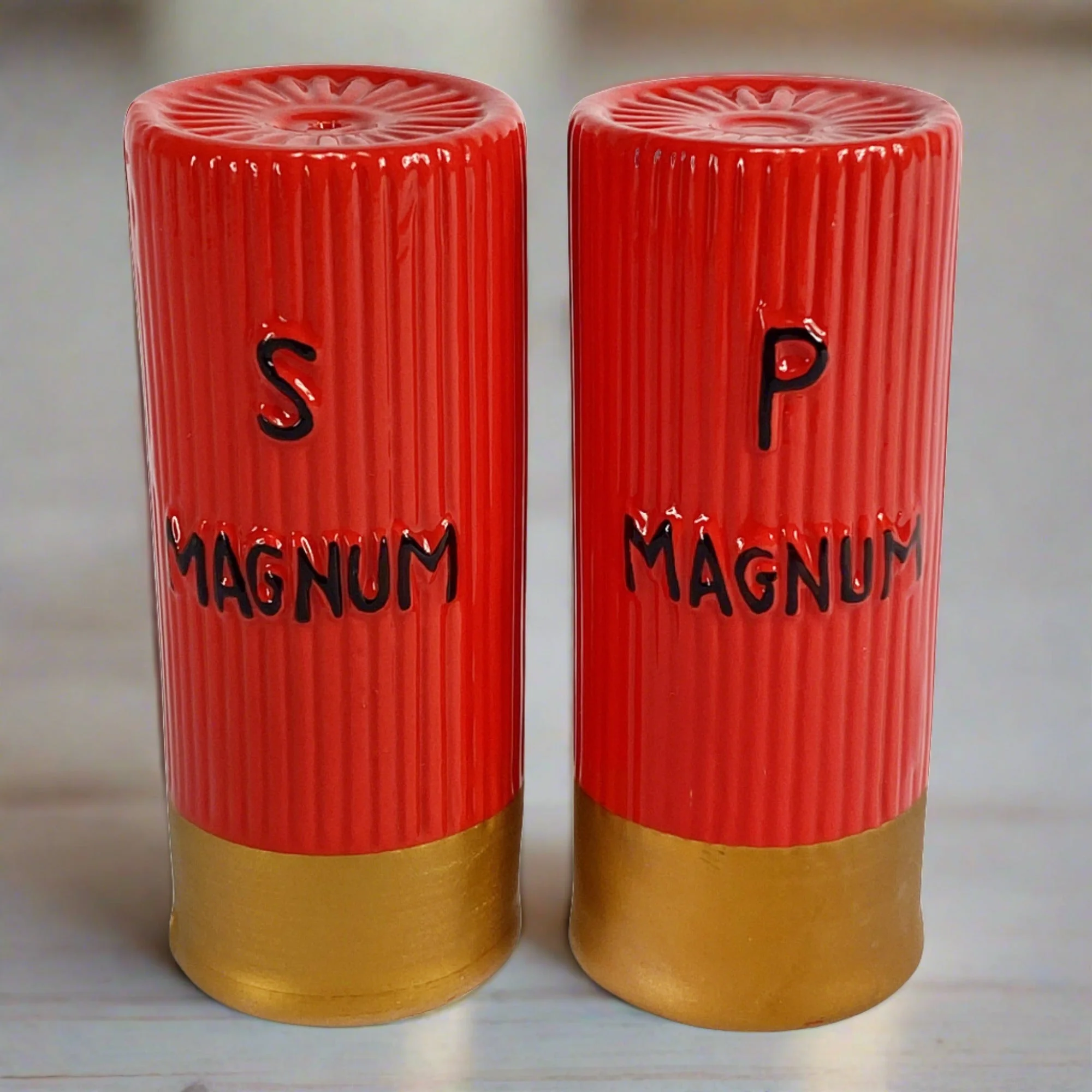 Casual Salt and Pepper Shakers-Shot Shell Superior
