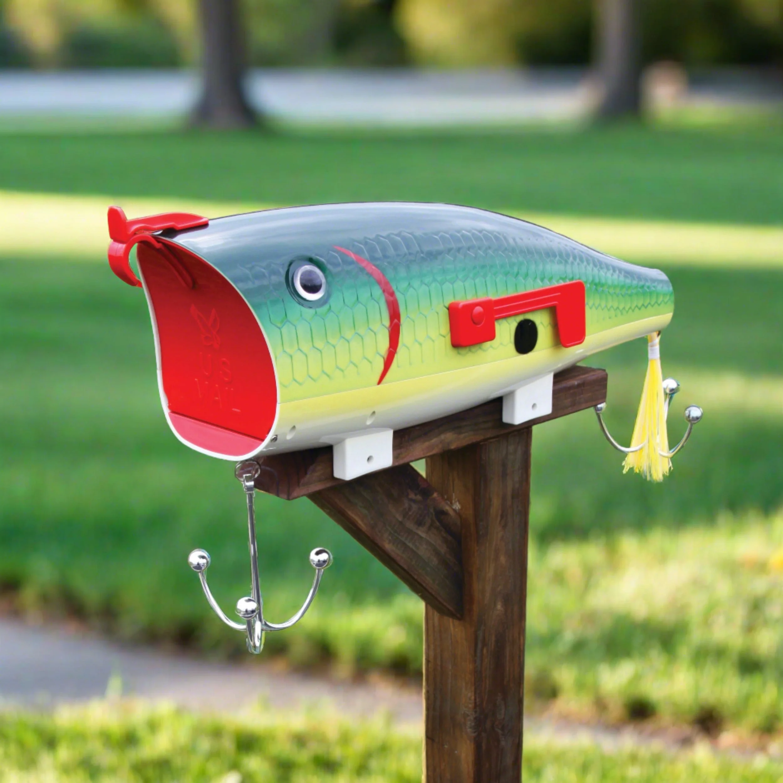 Traditional Mailbox-Green Shad Lure V2 Responsible