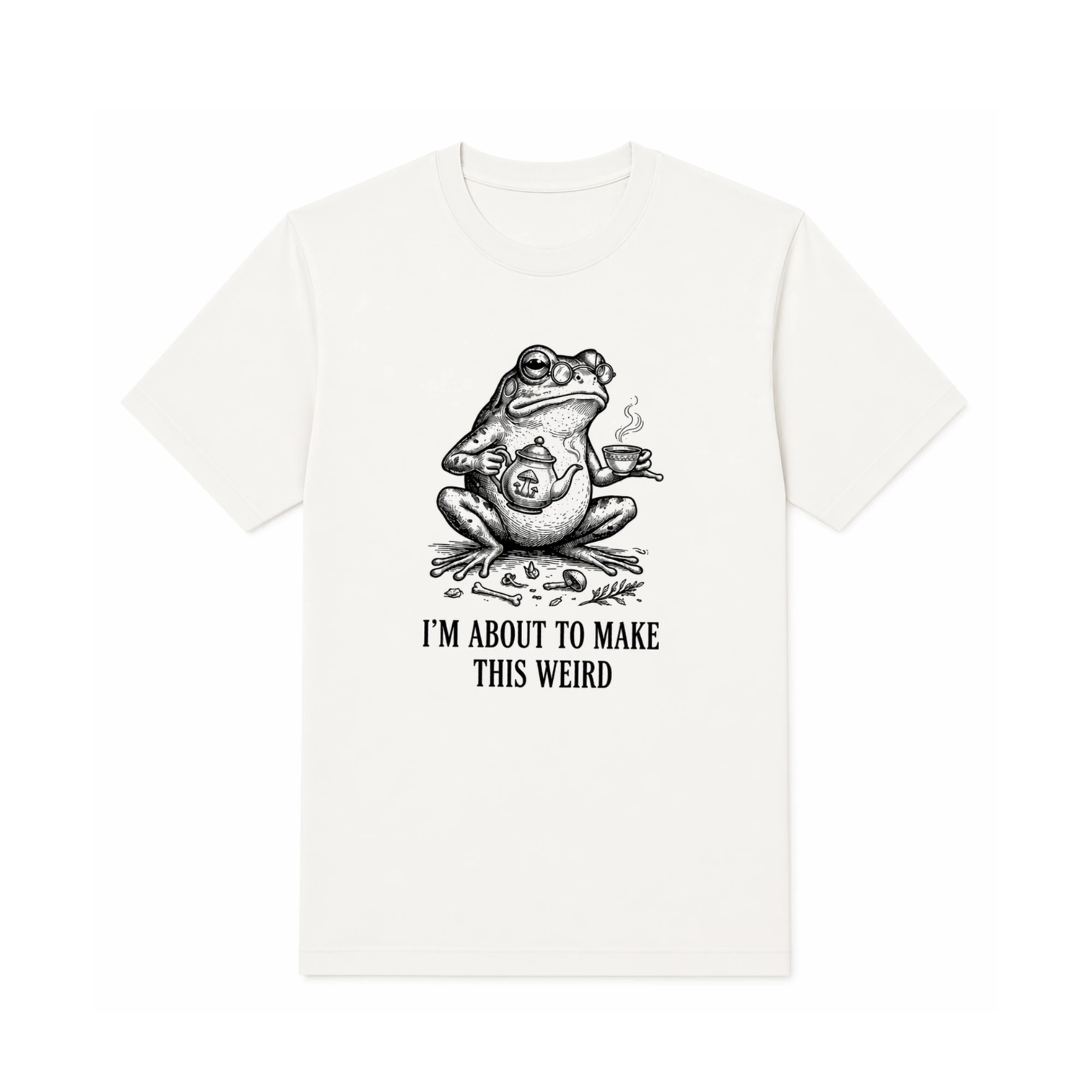 Contemporary T-Shirt – Animal – Frog Humor Original