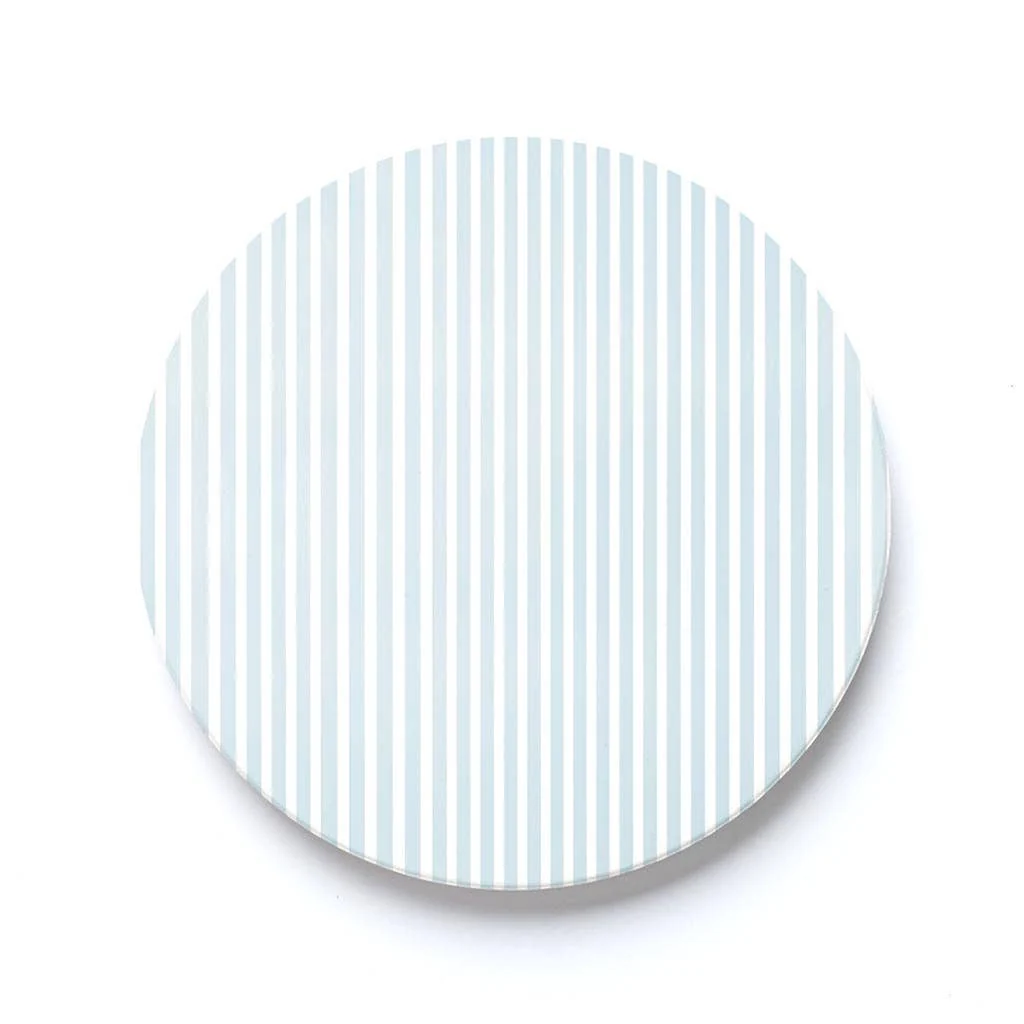 Innovative Chinoiserie Chic Stripe Pattern Car Coaster Set High-Quality