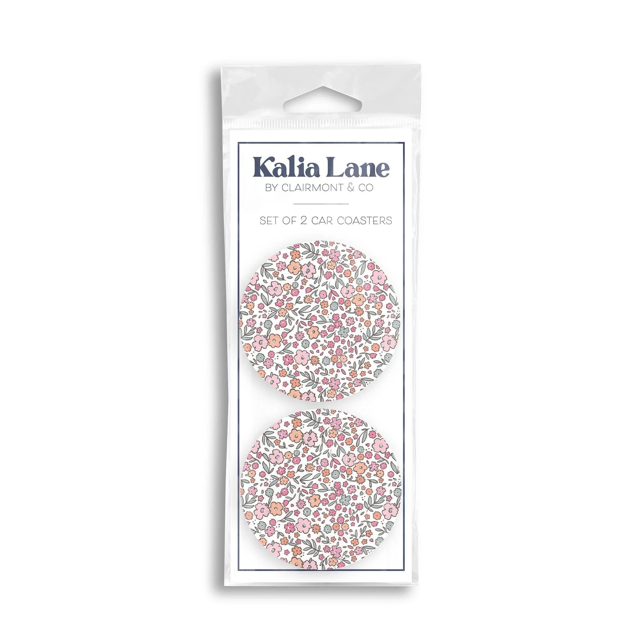User-Friendly Floral Garden Car Coaster Set Durable