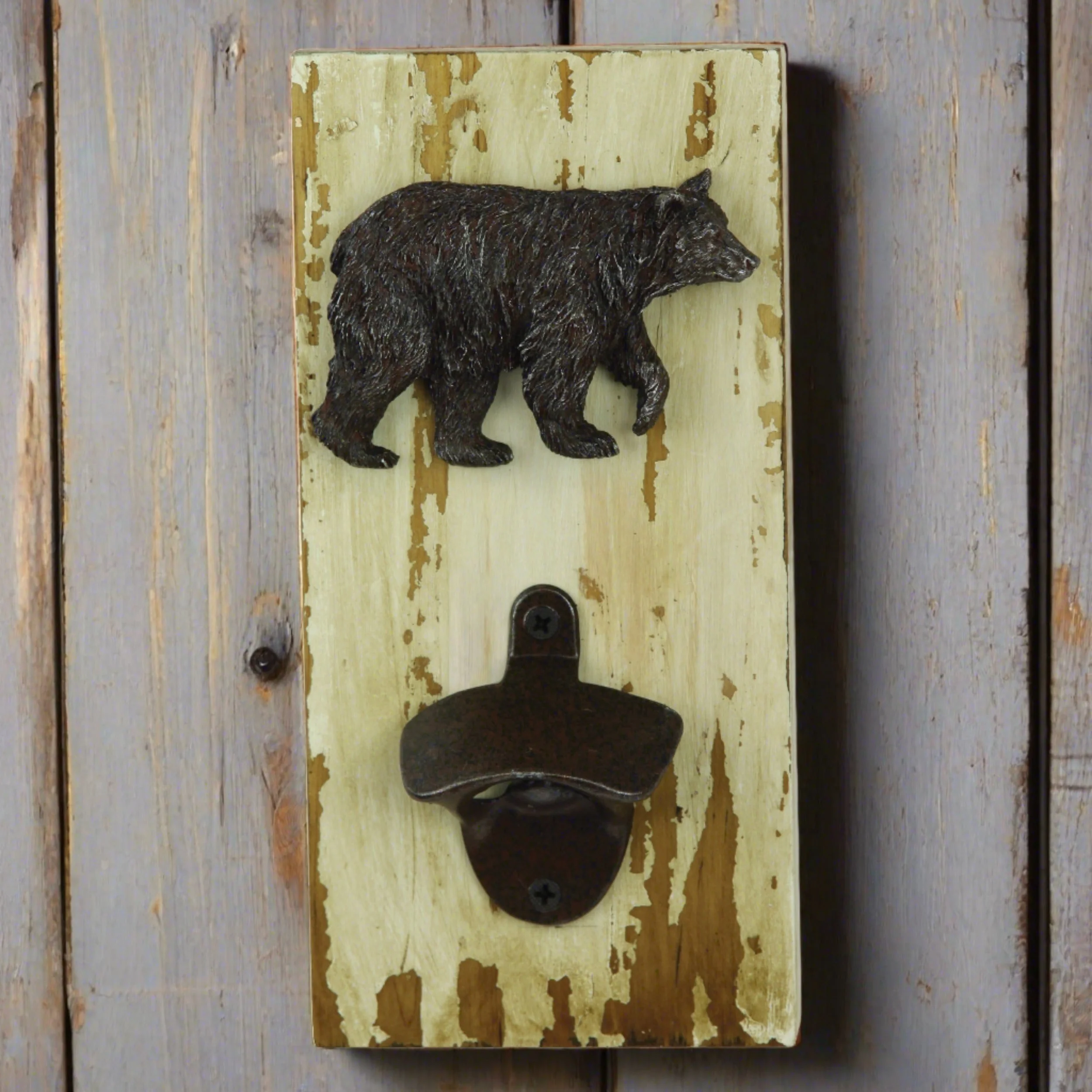 Practical Bottle Opener-Rustic Bear Versatile