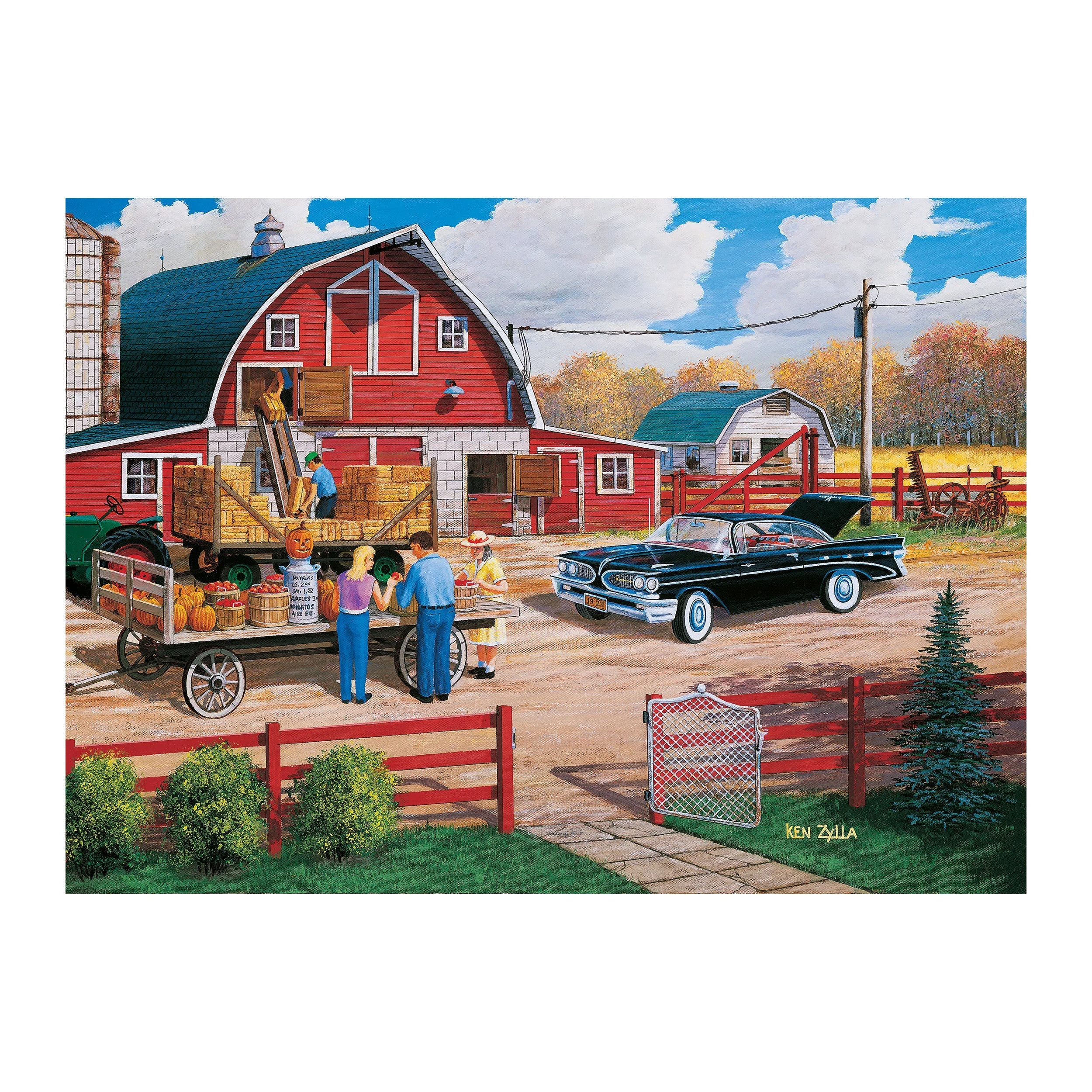 Traditional Puzzle in Tin 1000-Piece-Season of Plenty Official