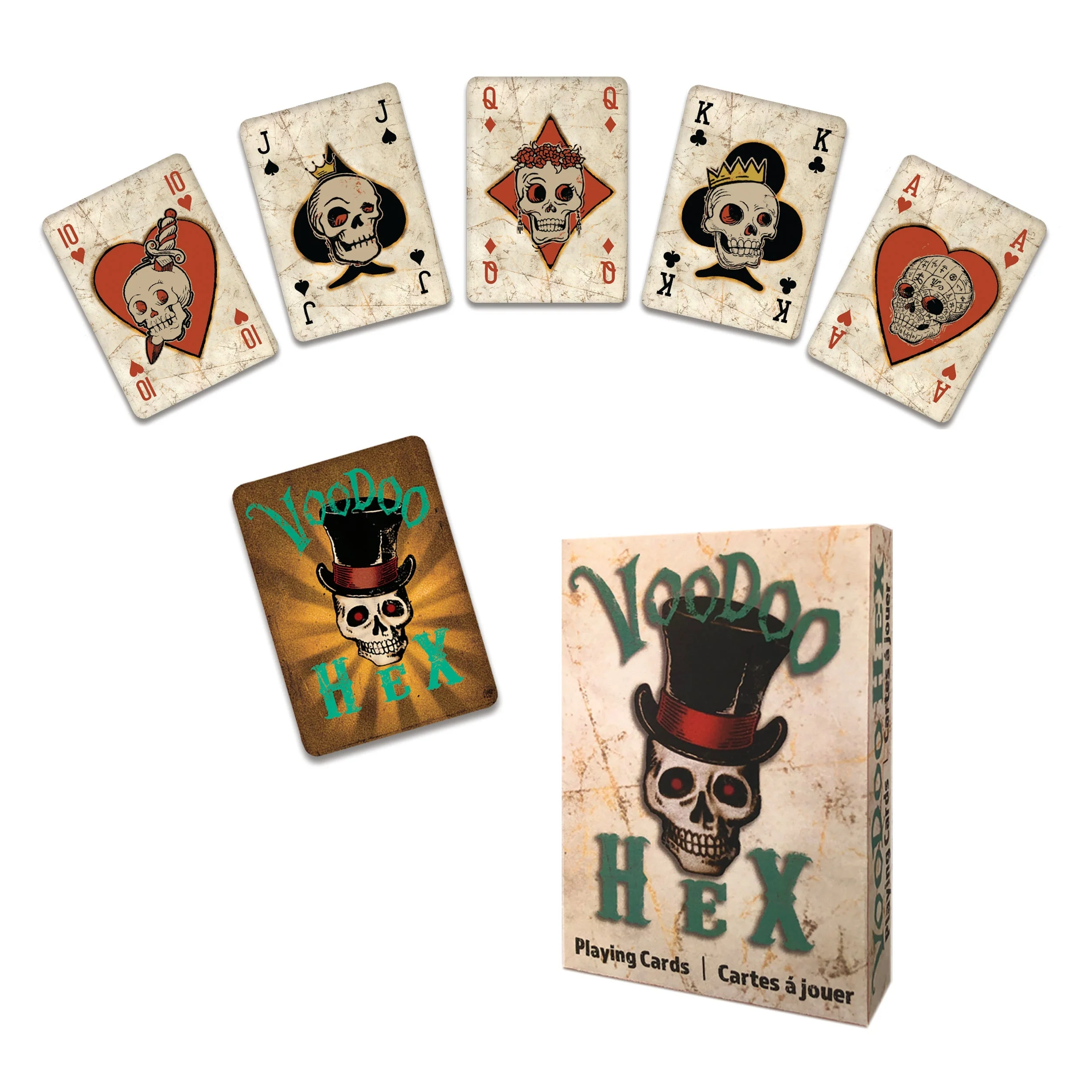 Easy-to-Use Playing Cards-Voodoo Hex Verified