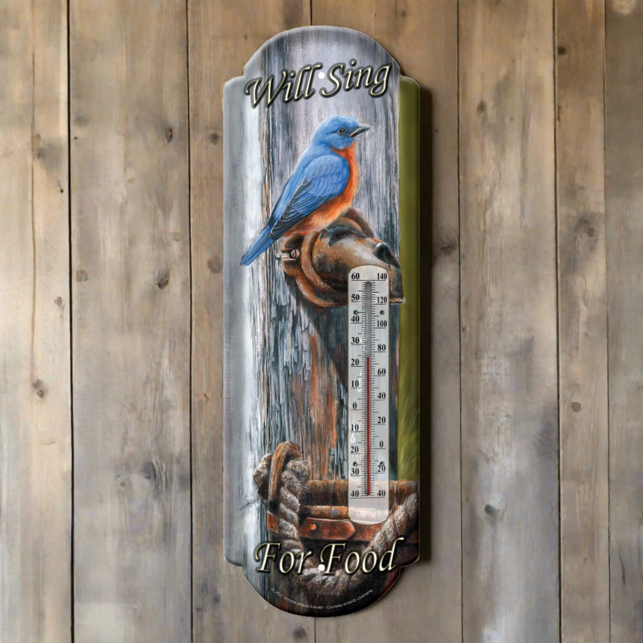 Official Tin Thermometer-Will Sing for Food Natural