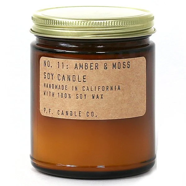 Comfortable No. 11 Amber Moss Soy Candle Healthy