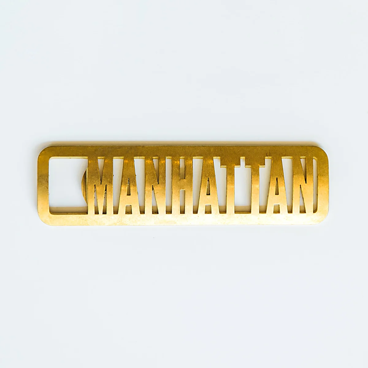 Solid Manhattan Brass Bottle Opener Outstanding