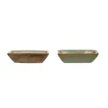 Smooth Stoneware Reactive Glaze Dish Elegant