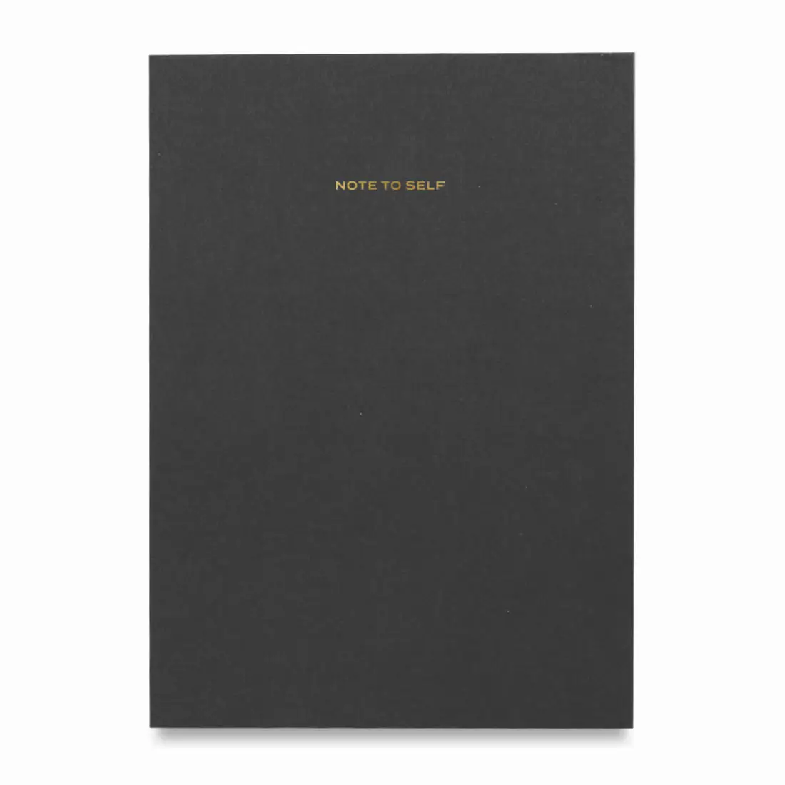 Safe Note to Self Journal Black High-End
