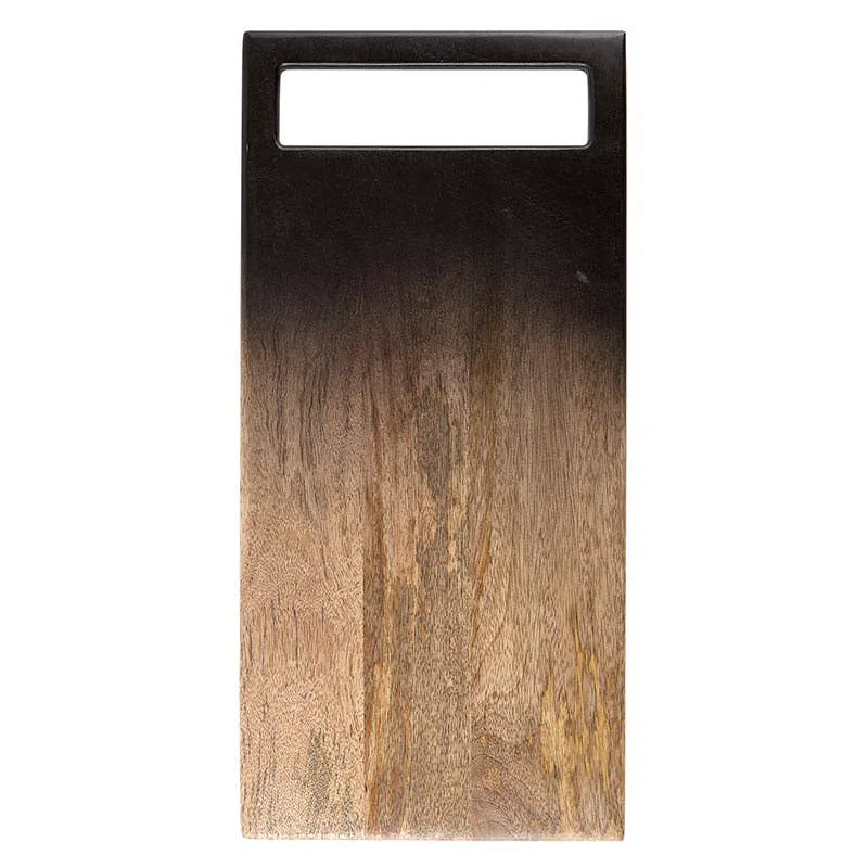 Detailed Mango Wood Ombre Serving Board Reusable