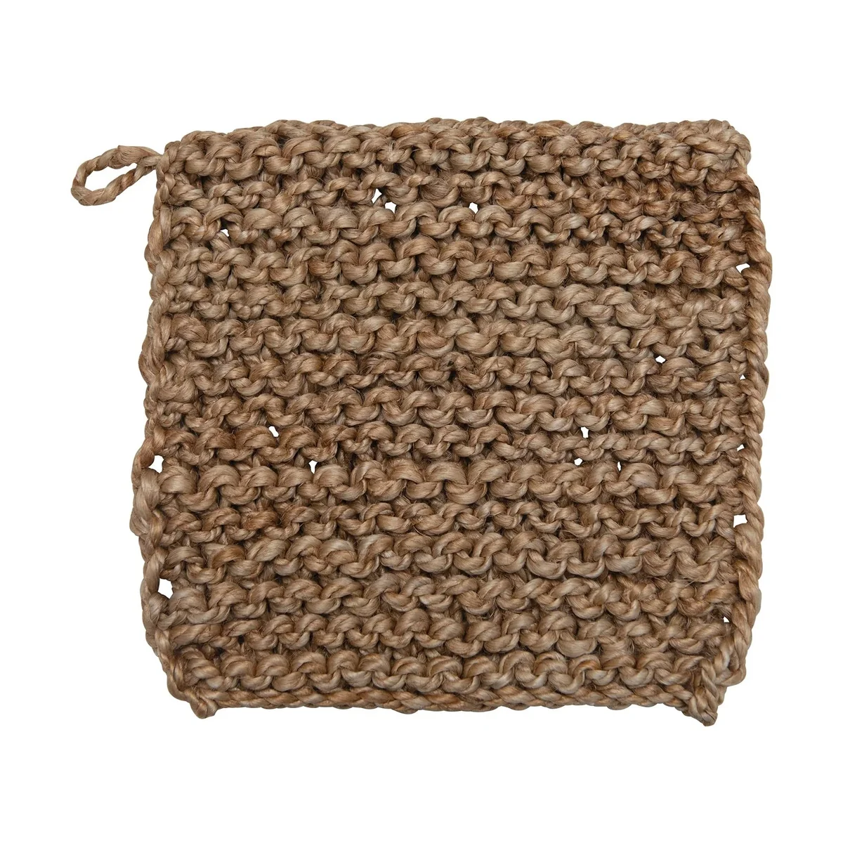 Verified Square Jute Crocheted Pot Holder Trendy
