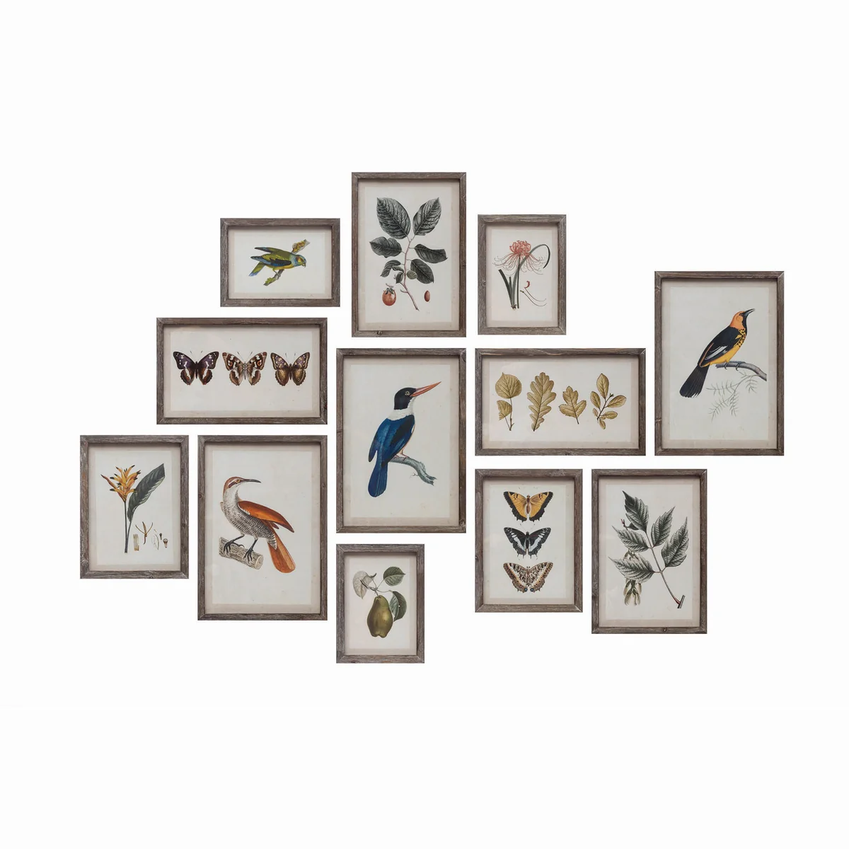 Environmentally Friendly Wood Framed Glass Wall Decor Contemporary