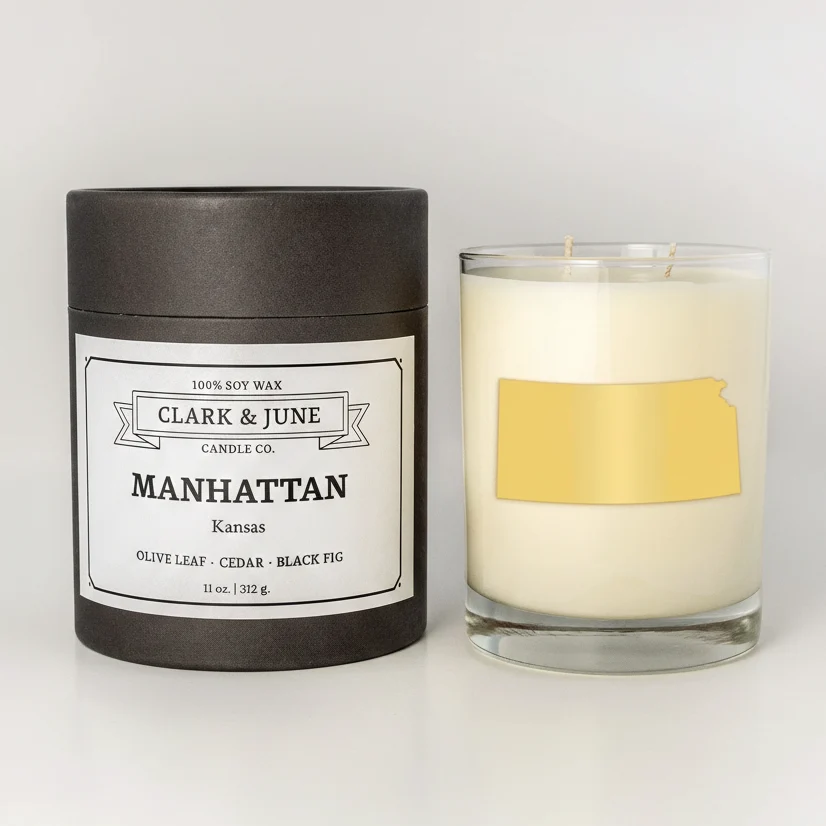 Specialty Manhattan Signature Scent Soy Candle Moss Amber Sage Sophisticated