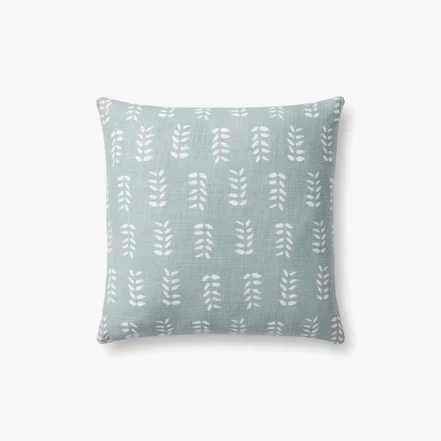 High-End Tully Light Blue Throw Pillow Quality