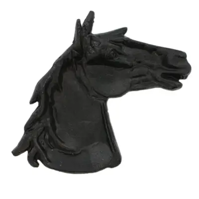 Verified Antique Black Horse Head Tray Classic