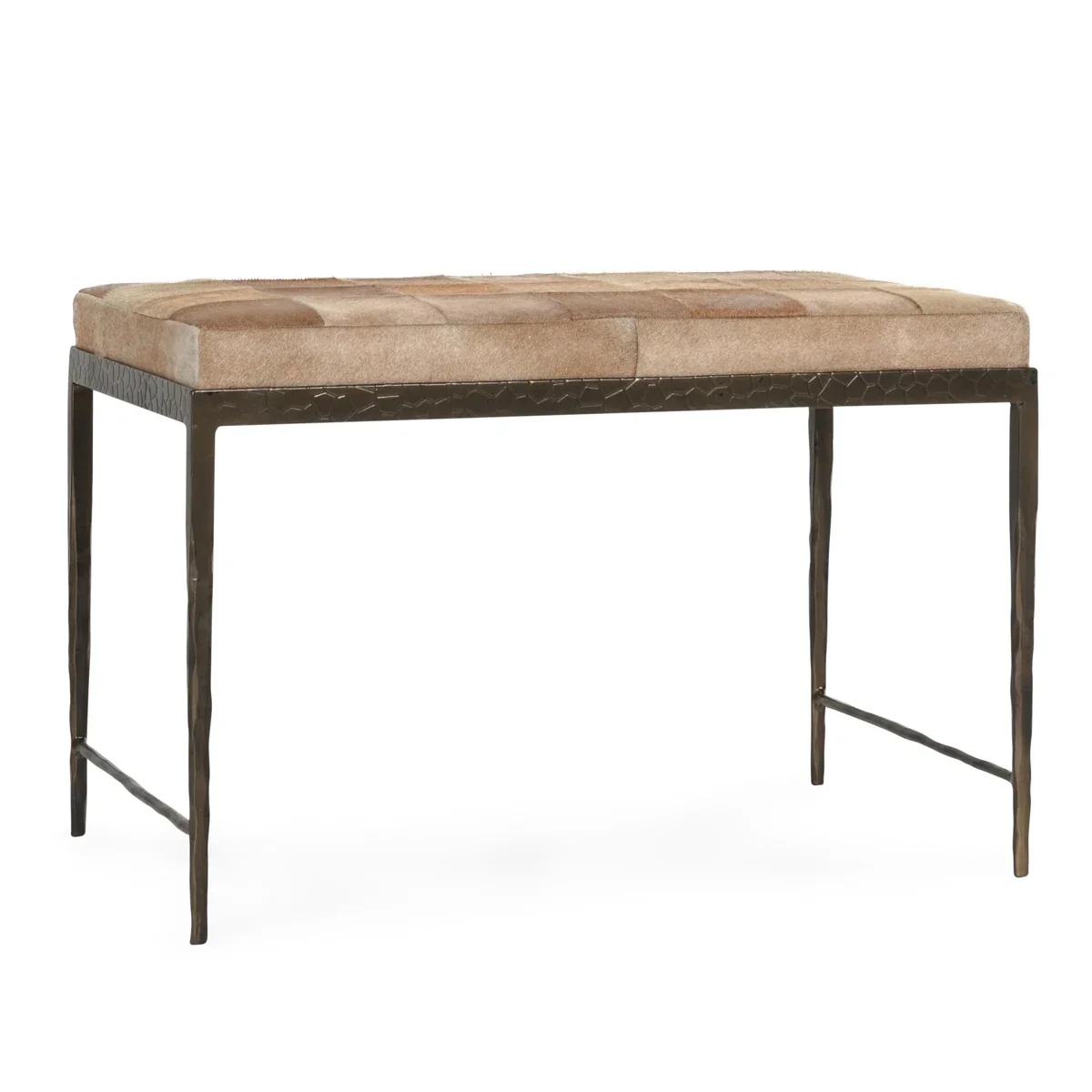 Sophisticated Achen Hide Bench Organic