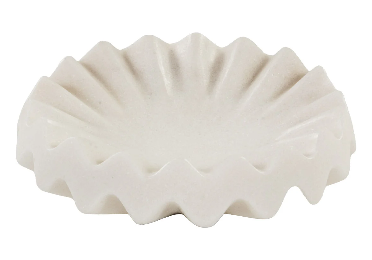 Organic Marble Handkerchief Bowl First-Class