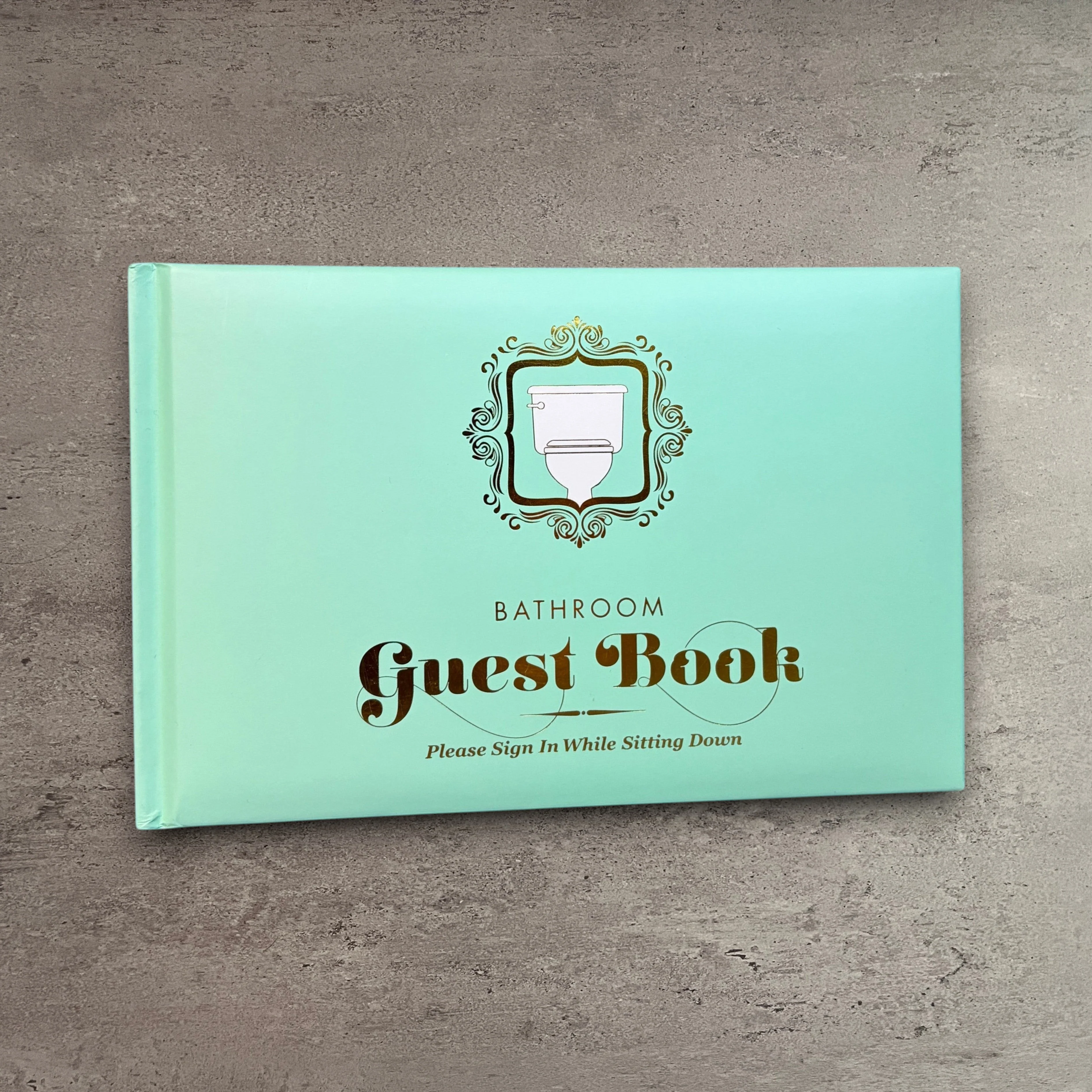 Powerful Bathroom Guest Book High-End