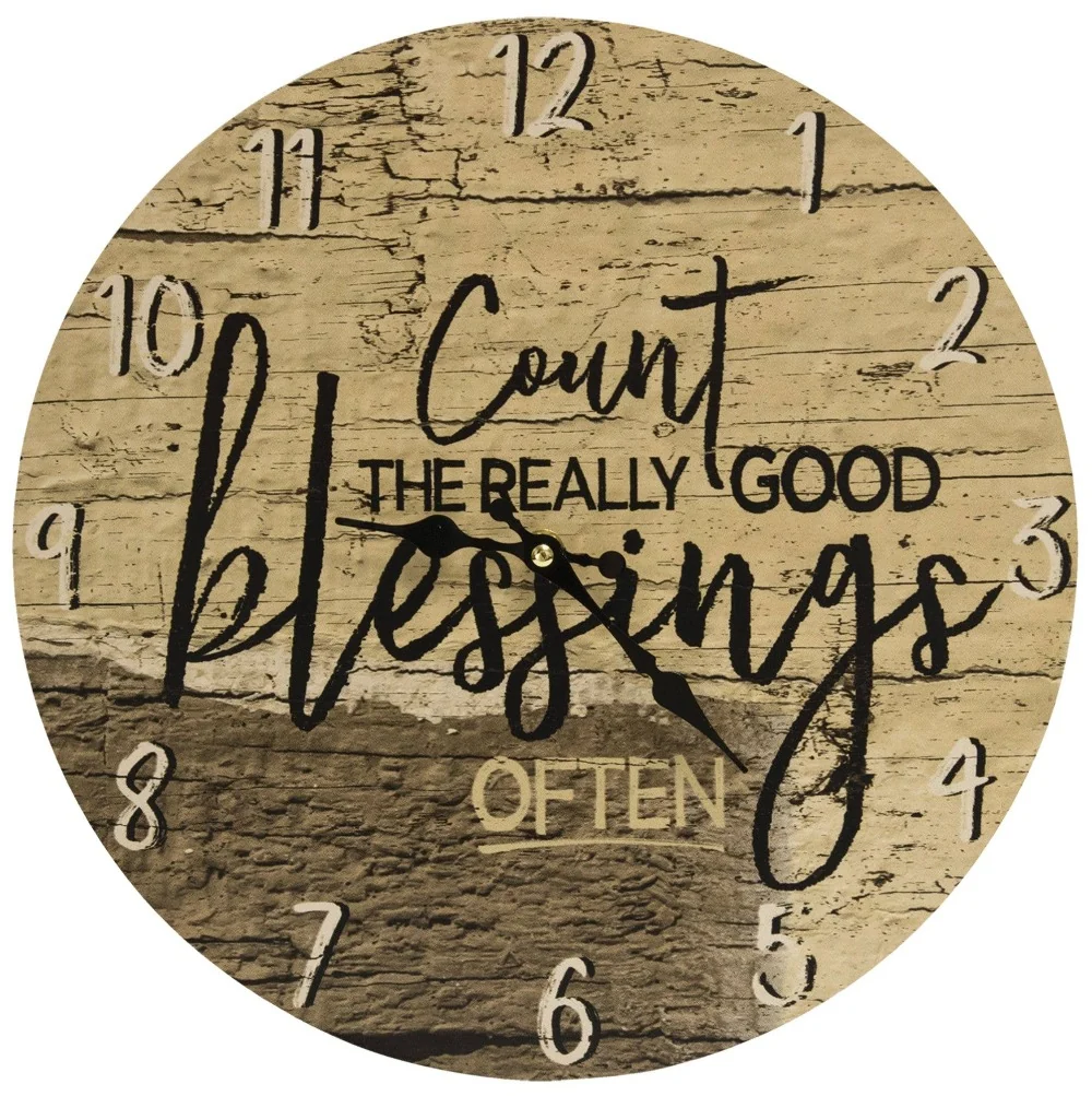 Healthy Count the Blessings Clock – 13 dia. Lightweight