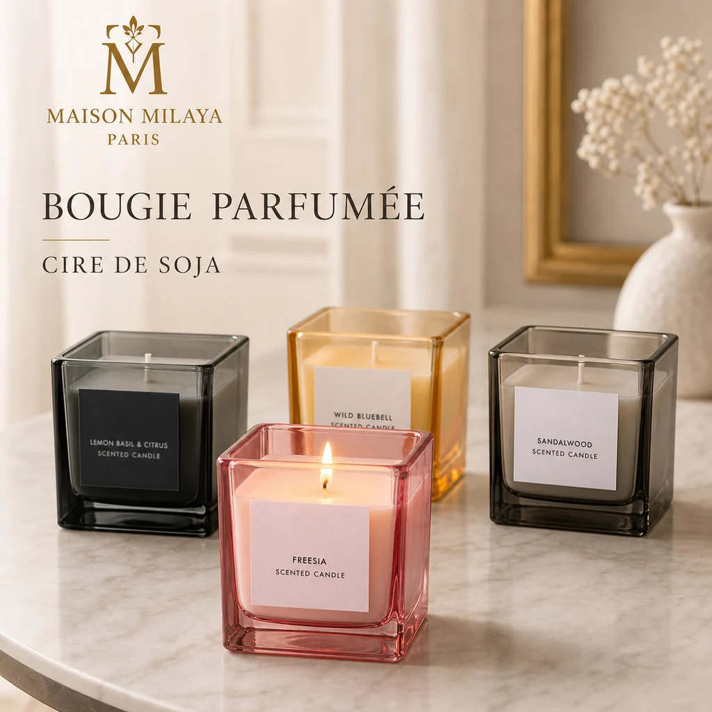 Relaxed Bougie Parfumée en Cire de Soja – Maison Milaya Original