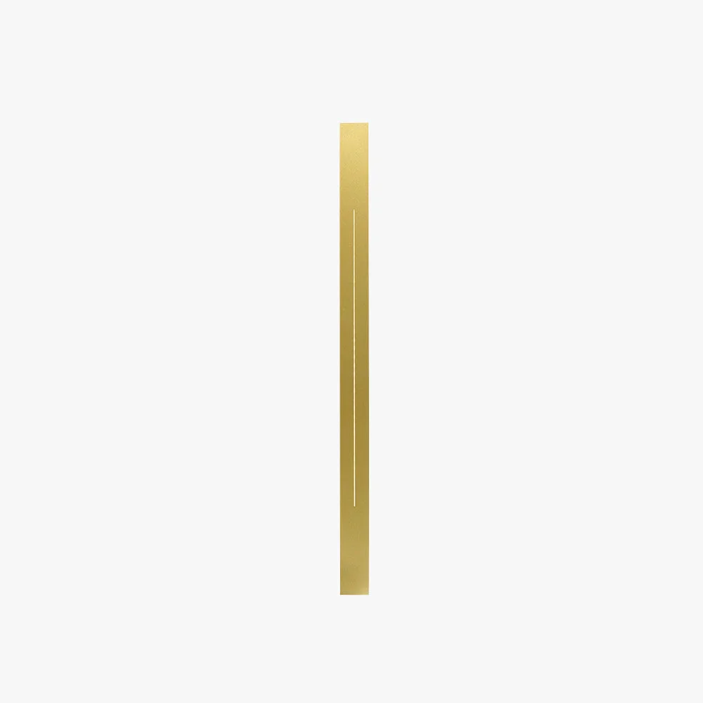 Secure Edge Innenwandleuchte Schwarz Gold 60 80 100 120 150 180 200CM Lang Minimalist