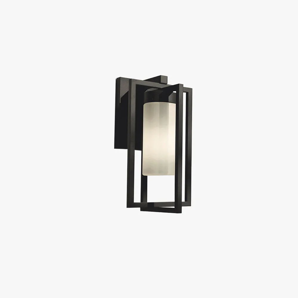Pure Orr Außenwandleuchte Schwarz Rechteckig Metall 57CM Lang Selected