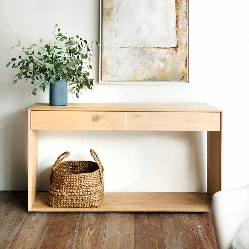 Enhanced Nordic Console Oak 160cm Premium